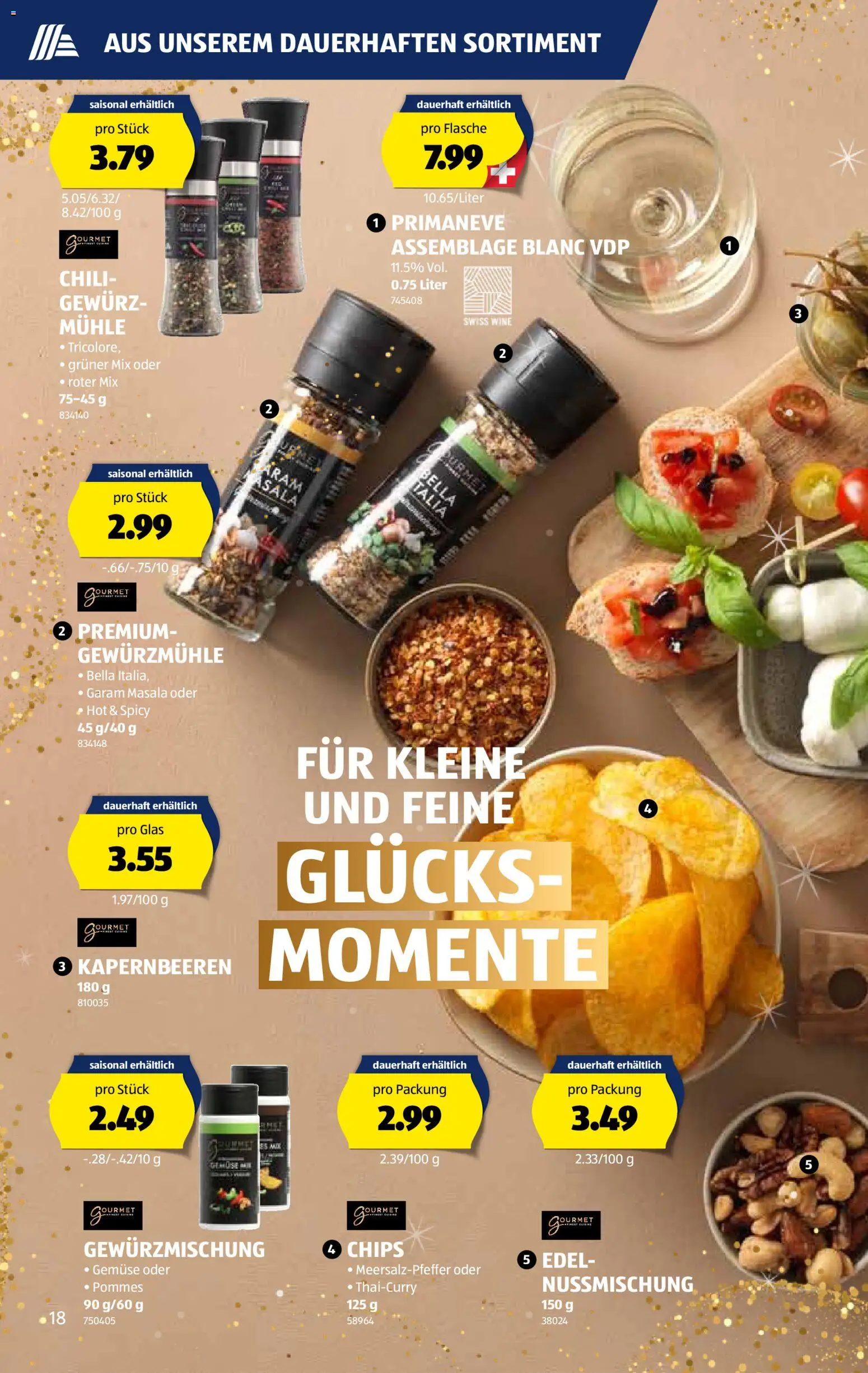 Aldi Aktionen – gültig ab 13.11.2025 | Seite: 19 | Produkte: Chili, Gemüse, Chips, Mühle