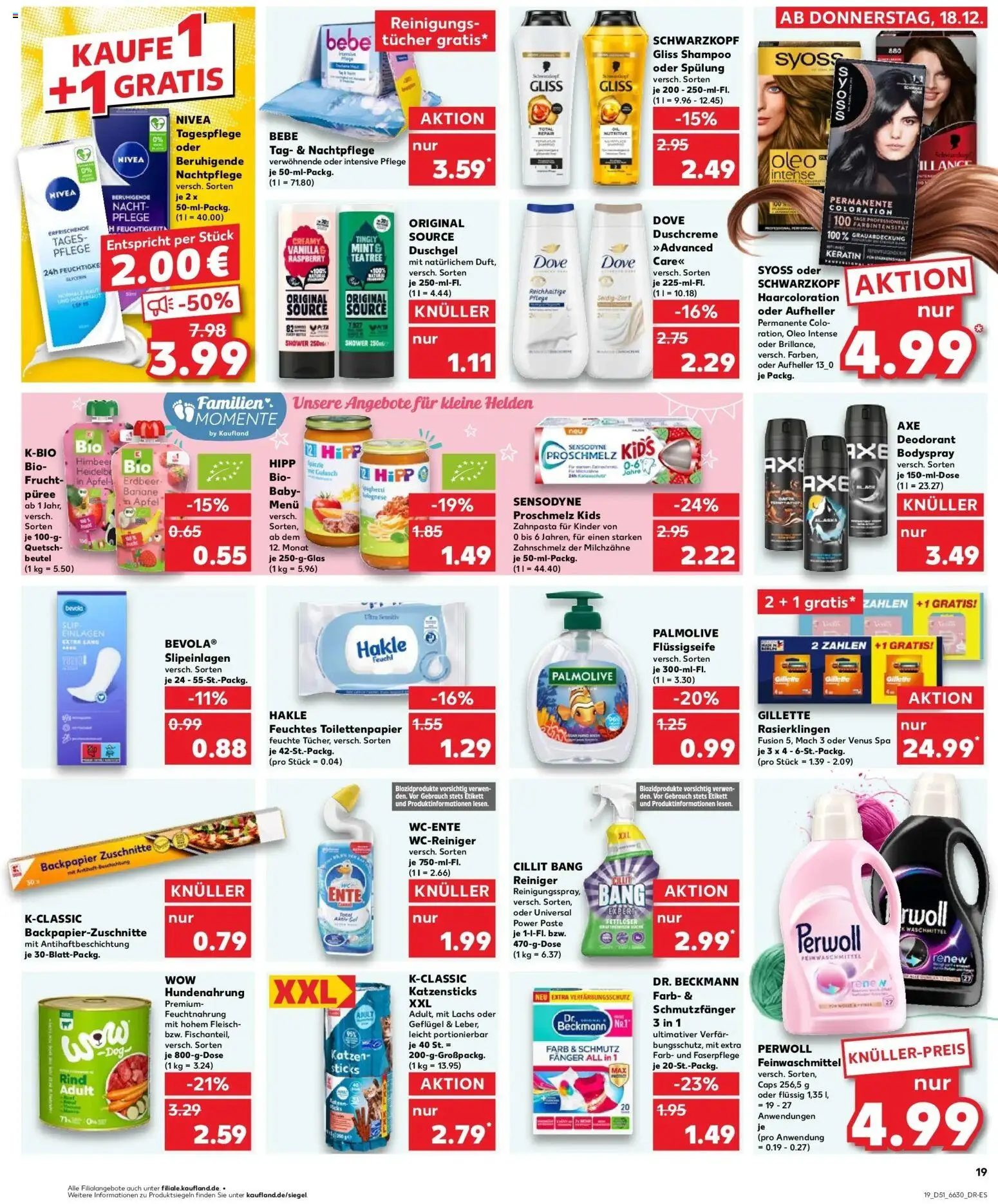Kaufland prospekt Siegen	 – gültig ab 18.12.2025 | Seite: 19 | Produkte: Äpfel, Aufheller, Axe, Slip