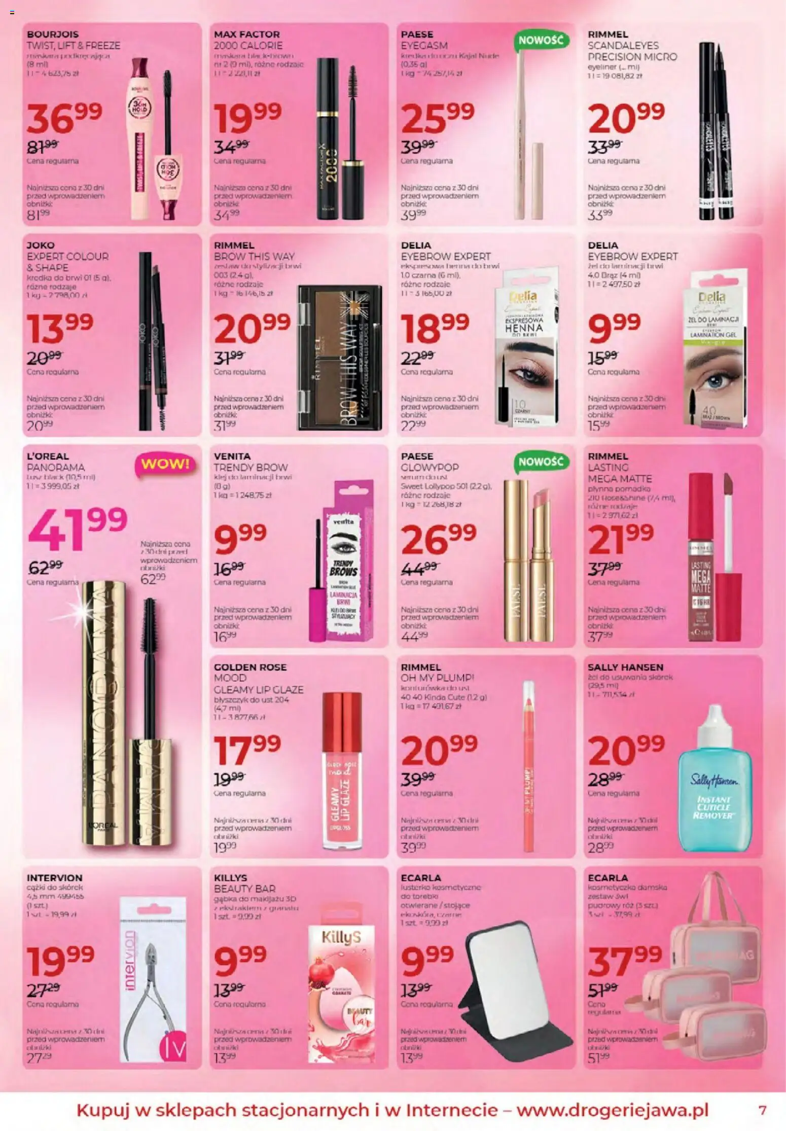 Jawa gazetka od 02.04.2026 | Strona: 7 | Produkty: Pomadka, Róż, Gąbka, Torebki