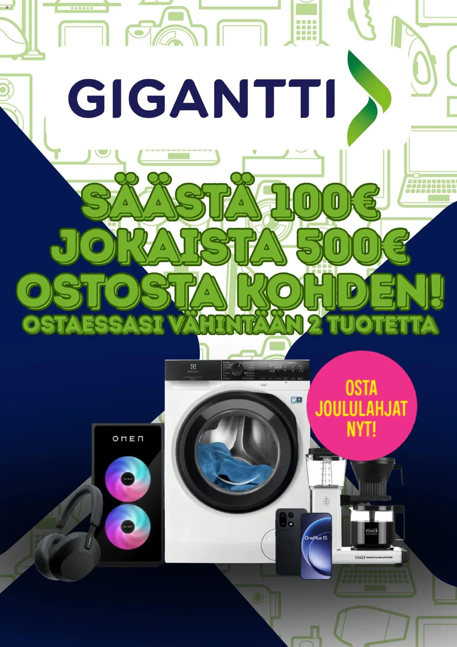 Gigantti tarjoukset – voimassa 08.12.2025 alkaen | Sivu: 1