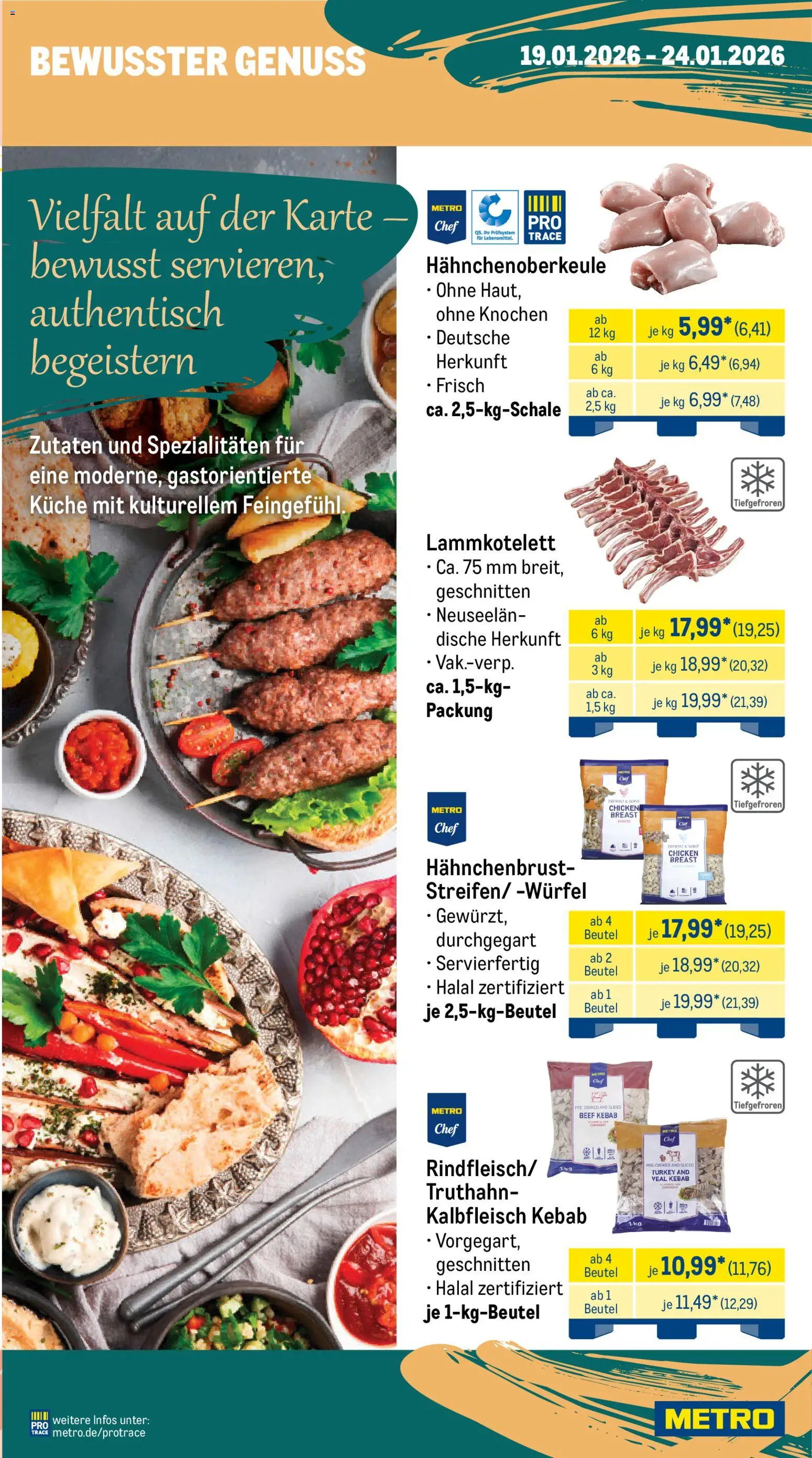 Metro Wochen-Angebote Gastro – gültig ab 19.01.2026 | Seite: 5 | Produkte: Küche, Hahnchenbrust