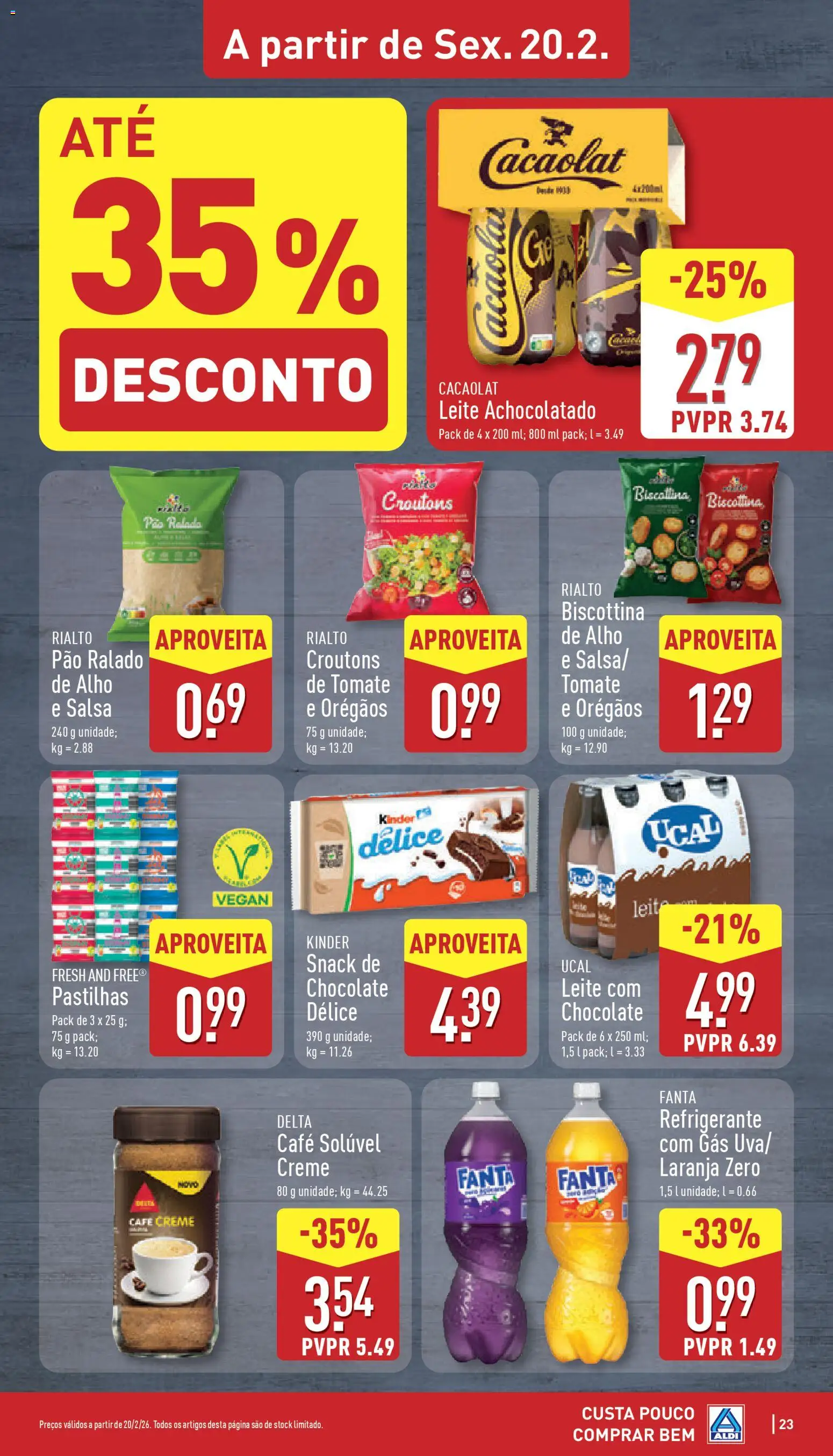Aldi folheto │ válido de 16.02.2026 | Página: 23