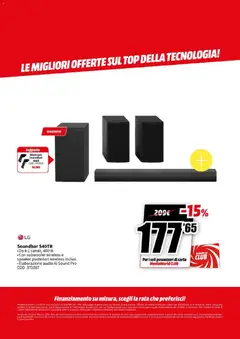 Anteprima del volantino Media World volantino valido a partire dal 24.03.2026 | Pagina: 11 | Prodotti: Soundbar, Top, Audio, Speaker