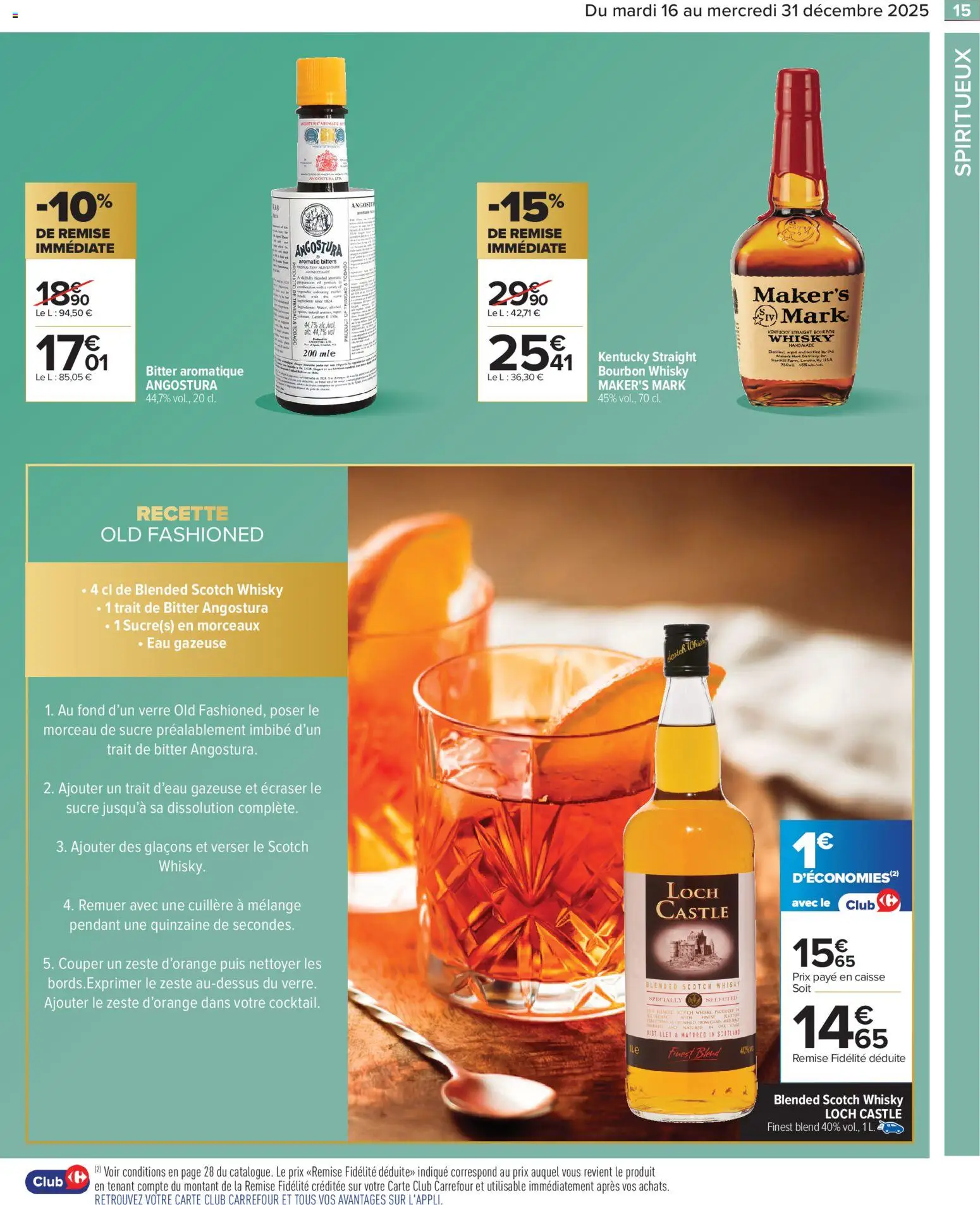 {H1} | Page: 17 | Produits: Whisky, Sucre, Thé, Bourbon