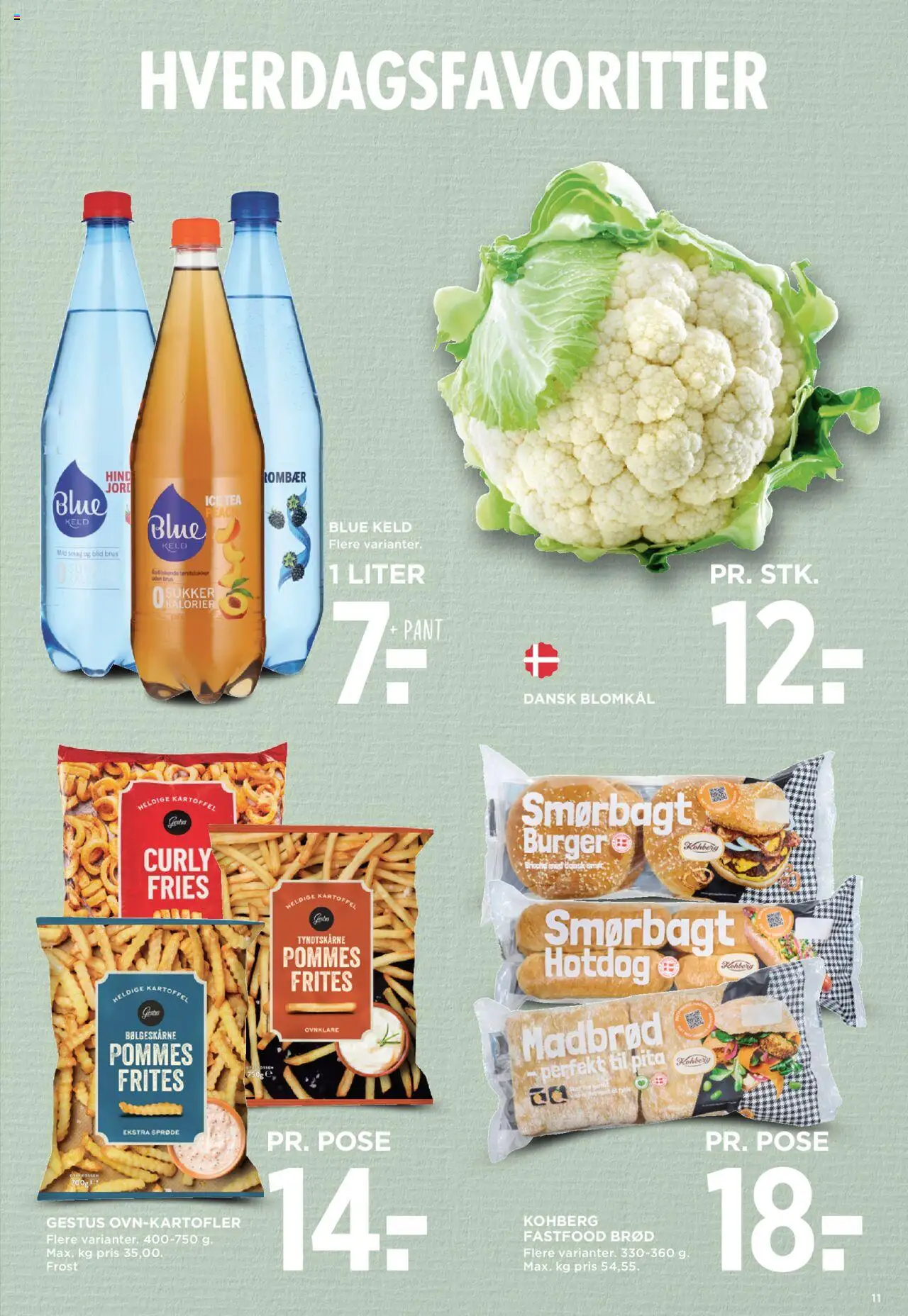 Meny Tilbudsavis gyldig fra 08.08.2025 | Side: 13 | Produkter: Brød, Blomkål, Sukker