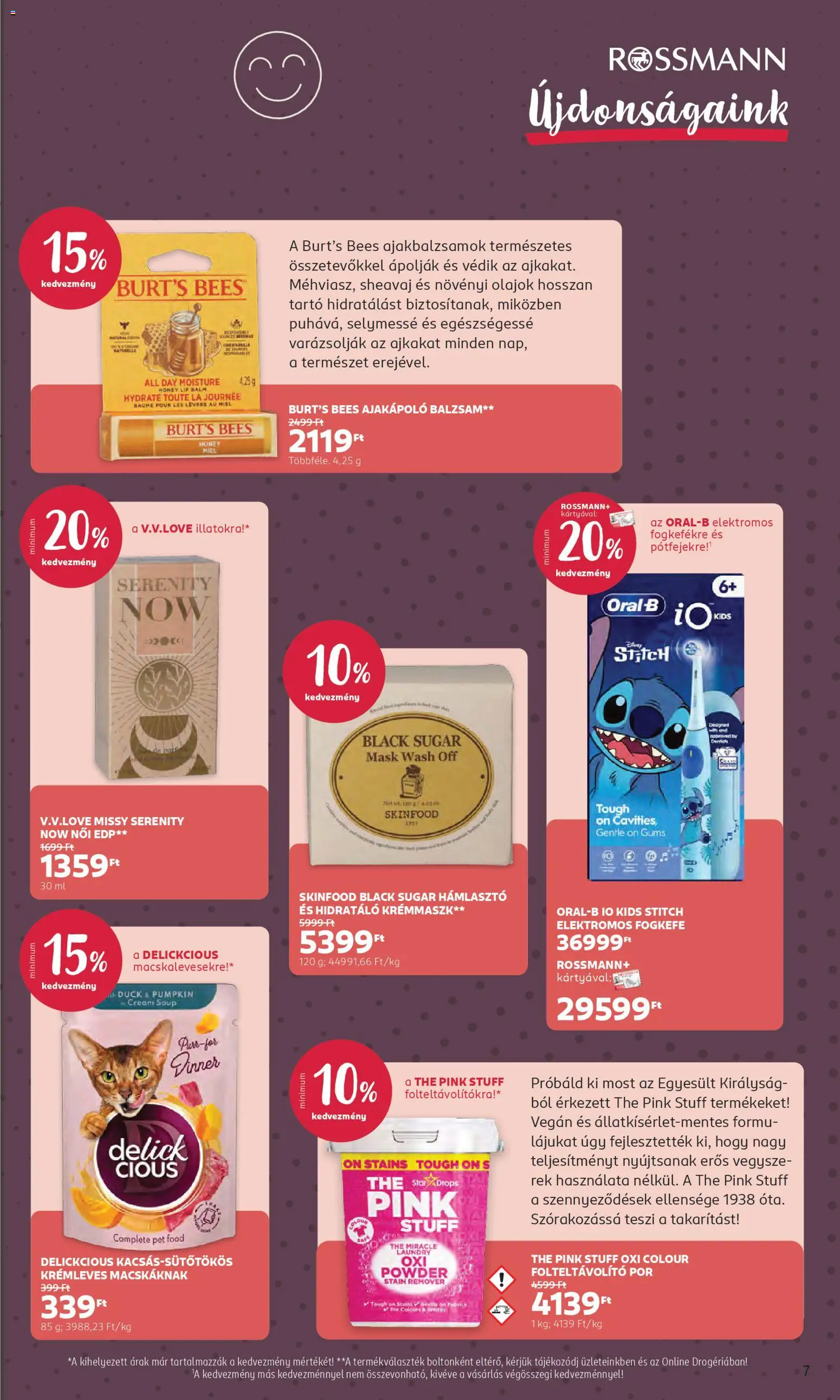 Rossmann akciós ujság - amely érvényes a következő dátumtól: 16.02.2026 | Oldal: 7