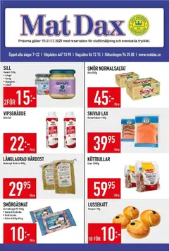 Matdax - erbjudanden - Förhandsvisning av reklamblad från butik Matdax aktuell från 15.12.2025