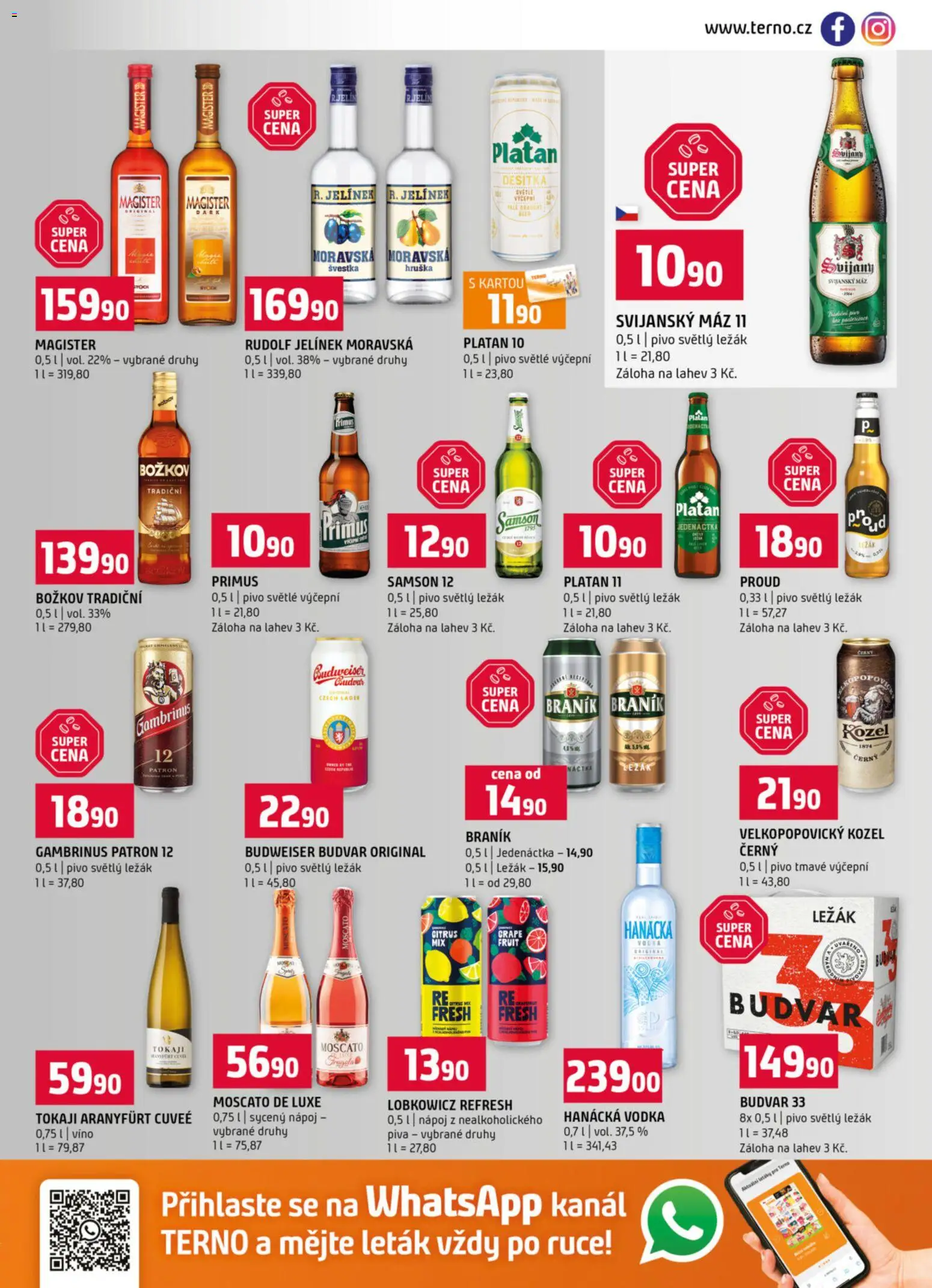 Terno leták od 25.02.2026 | Strana: 13 | Produkty: Magister, Samson 12, Kozel, Jelínek