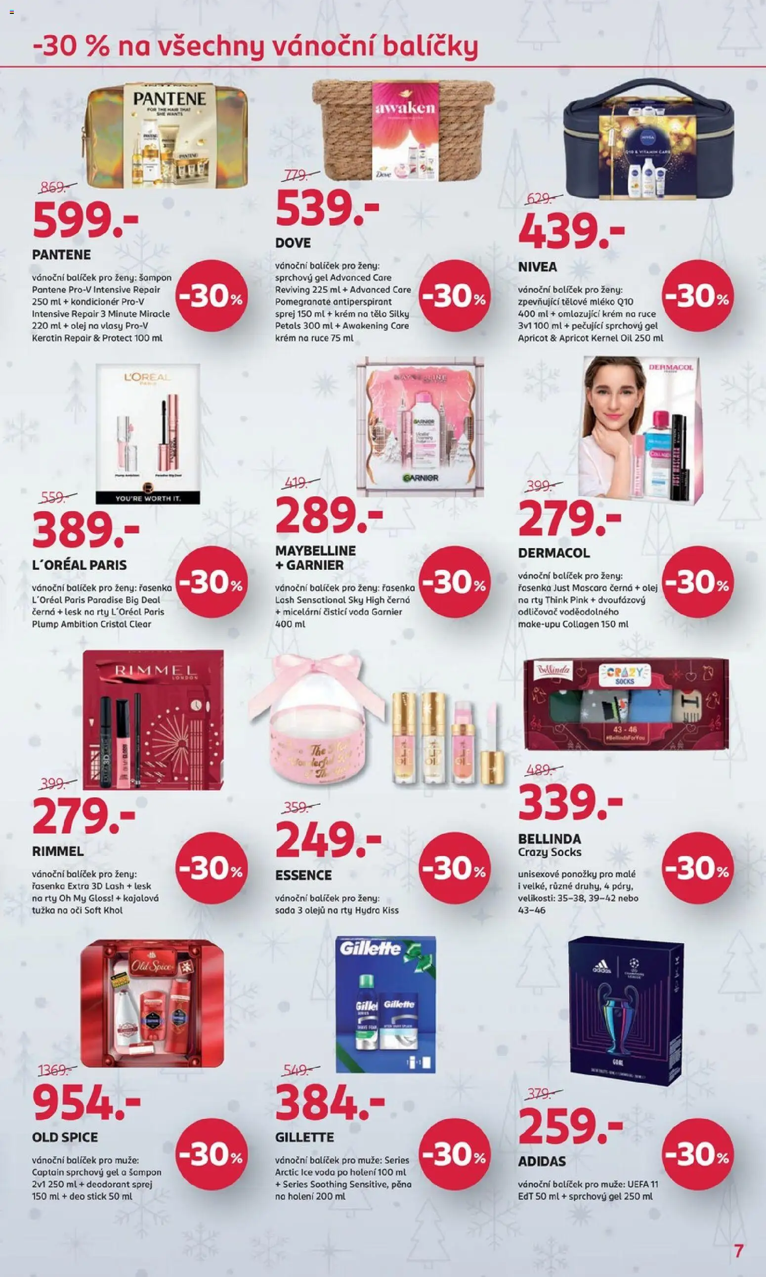 Rossmann katalog - Vánoce od 19.11.2025 | Strana: 7 | Produkty: Krém na ruce, Deodorant, Ponožky, Essence