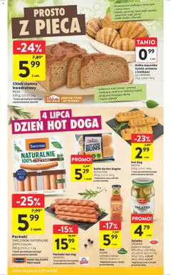 Intermarche Gazetka od 03.07.2025 | Strona: 16 | Produkty: Sałatka szwedzka, Bułki do hot dogów, Sałatka, Sos