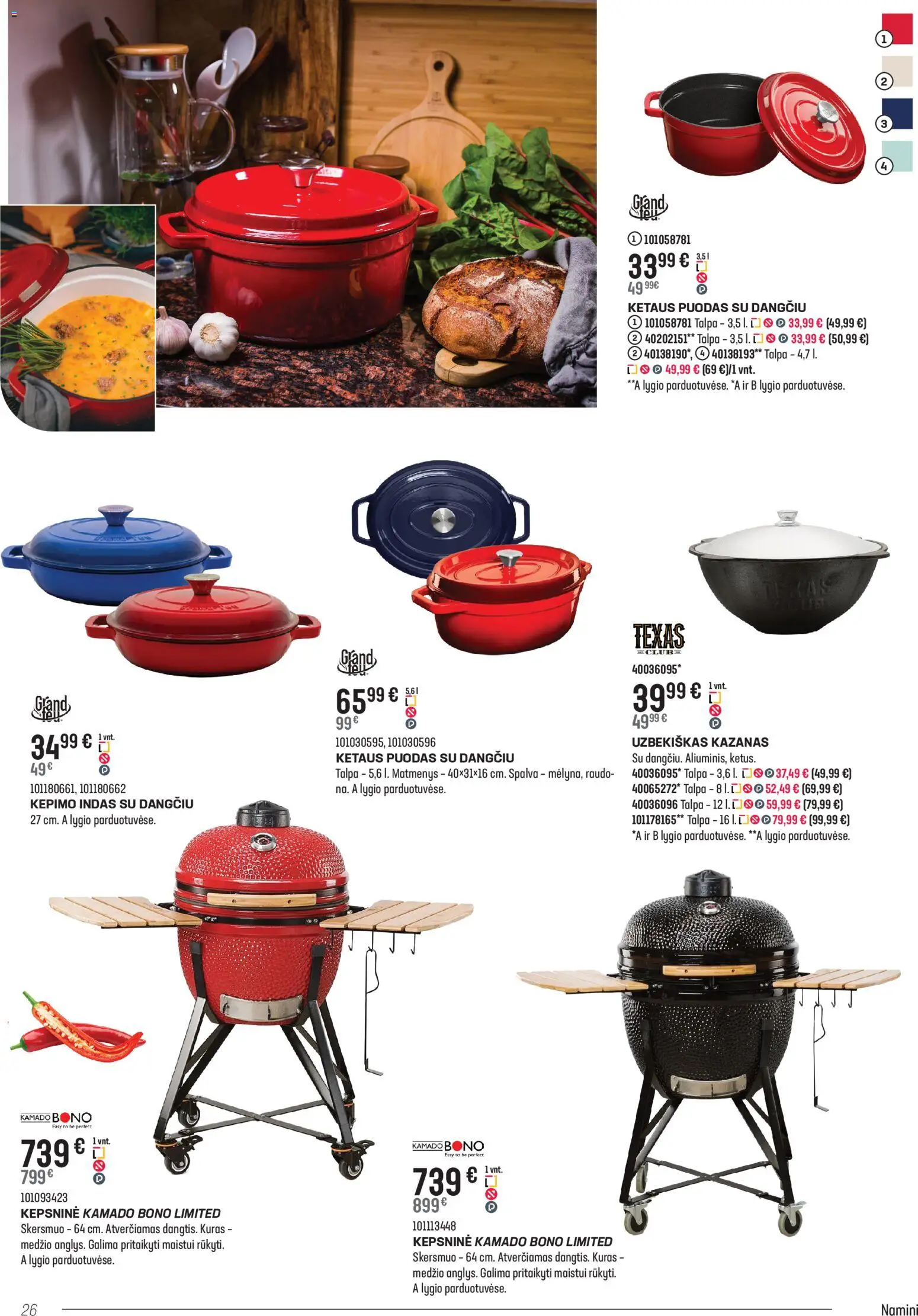 Senukai akcijos nuo 05.11.2025 | Puslapis: 26 | Prekių: Puodas