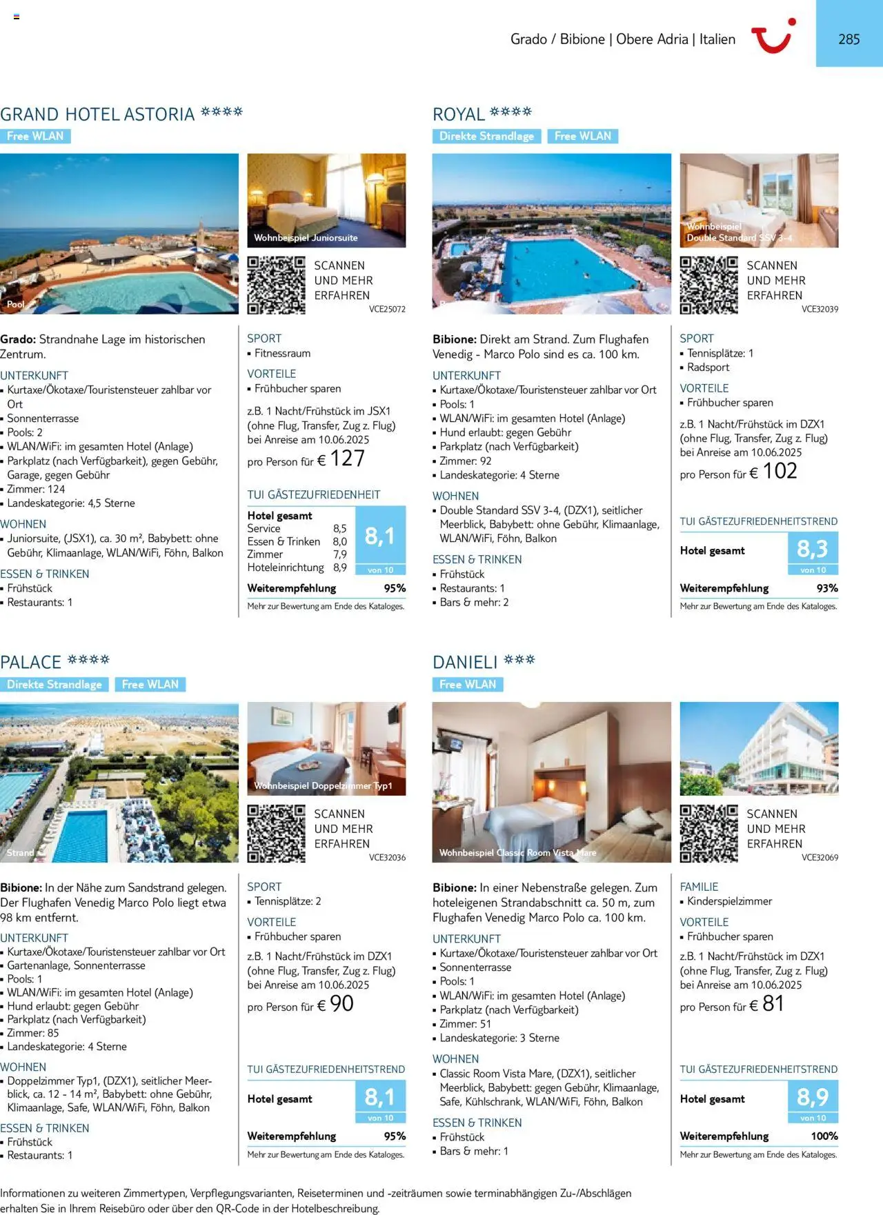 Aida - Urlaub mit eigener Anreise 2025/26 – gültig ab 01.11.2024 | Seite: 285 | Produkte: Babybett