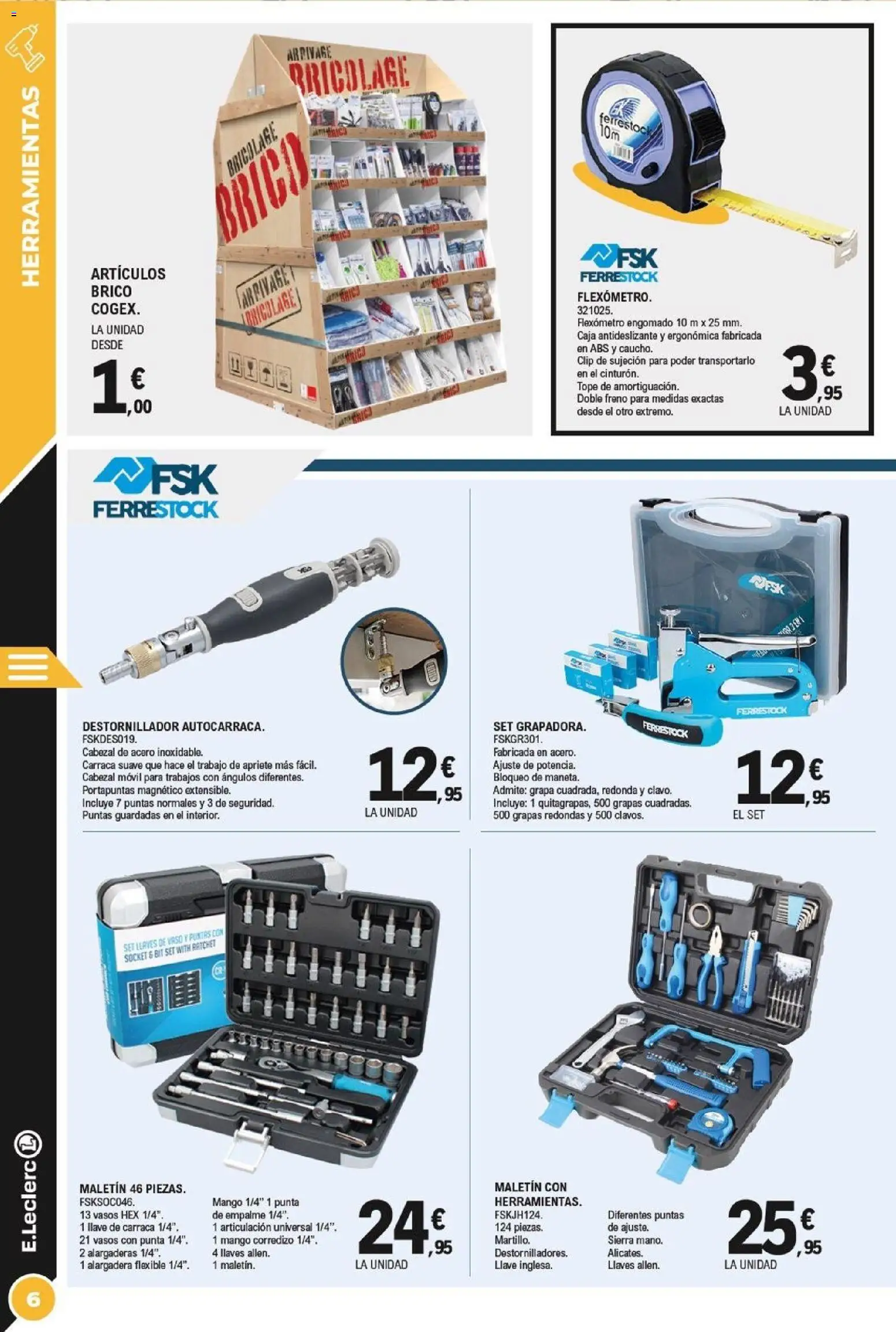 E.Leclerc folleto │ válido desde el 21.01.2026 | Página: 6 | Productos: Vasos, Ρούτερ, Caja