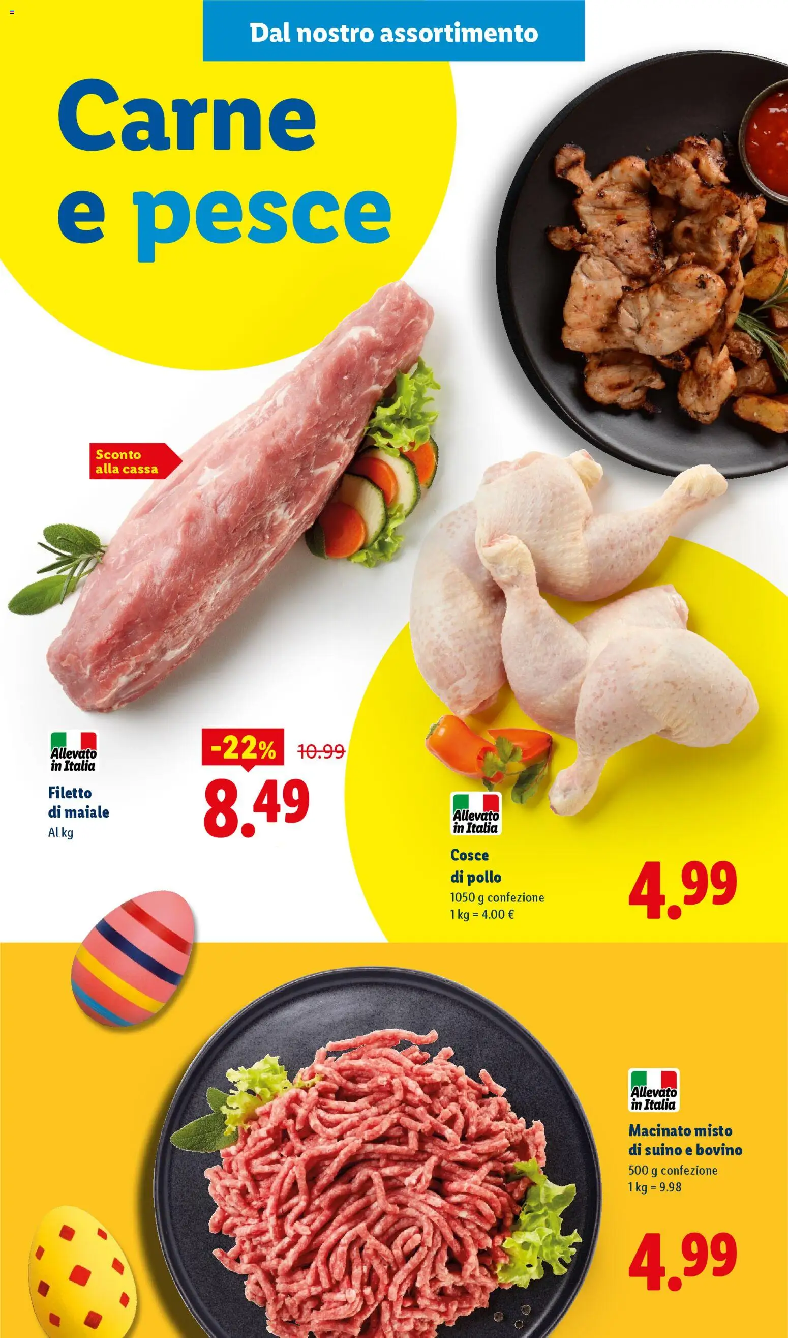 Volantino Lidl del 27.02.2026 | Pagina: 27 | Prodotti: Pollo, Maiale, Pesce, Macinato