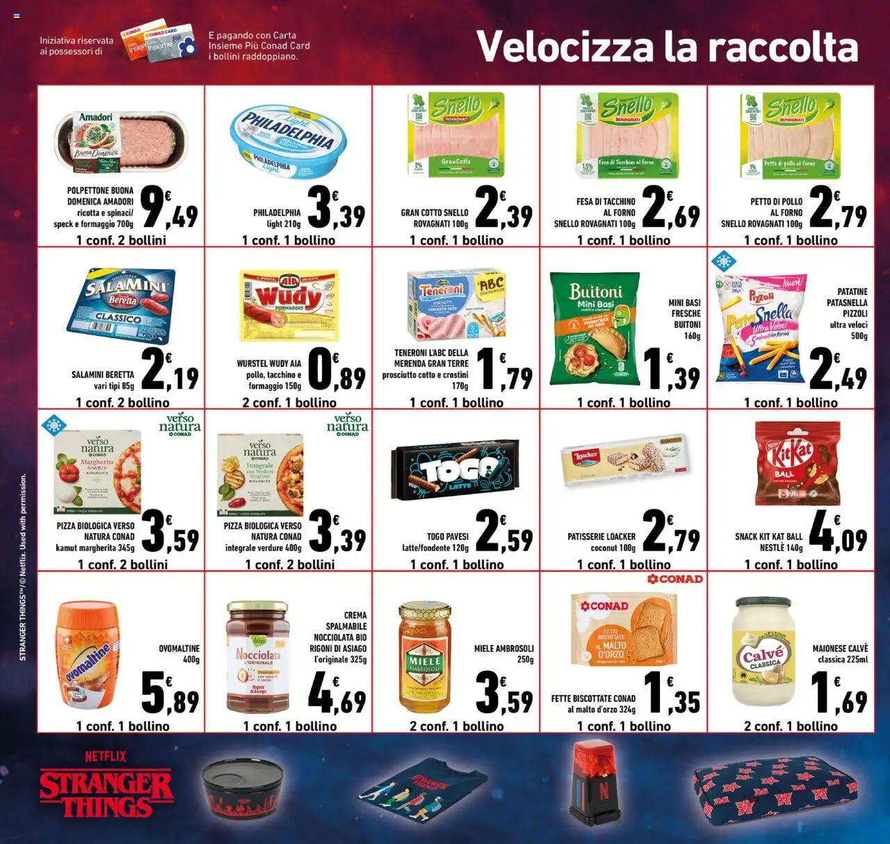 Volantino Conad del 22.10.2025 | Pagina: 20 | Prodotti: Patatine, Verdure, Prosciutto, Forno