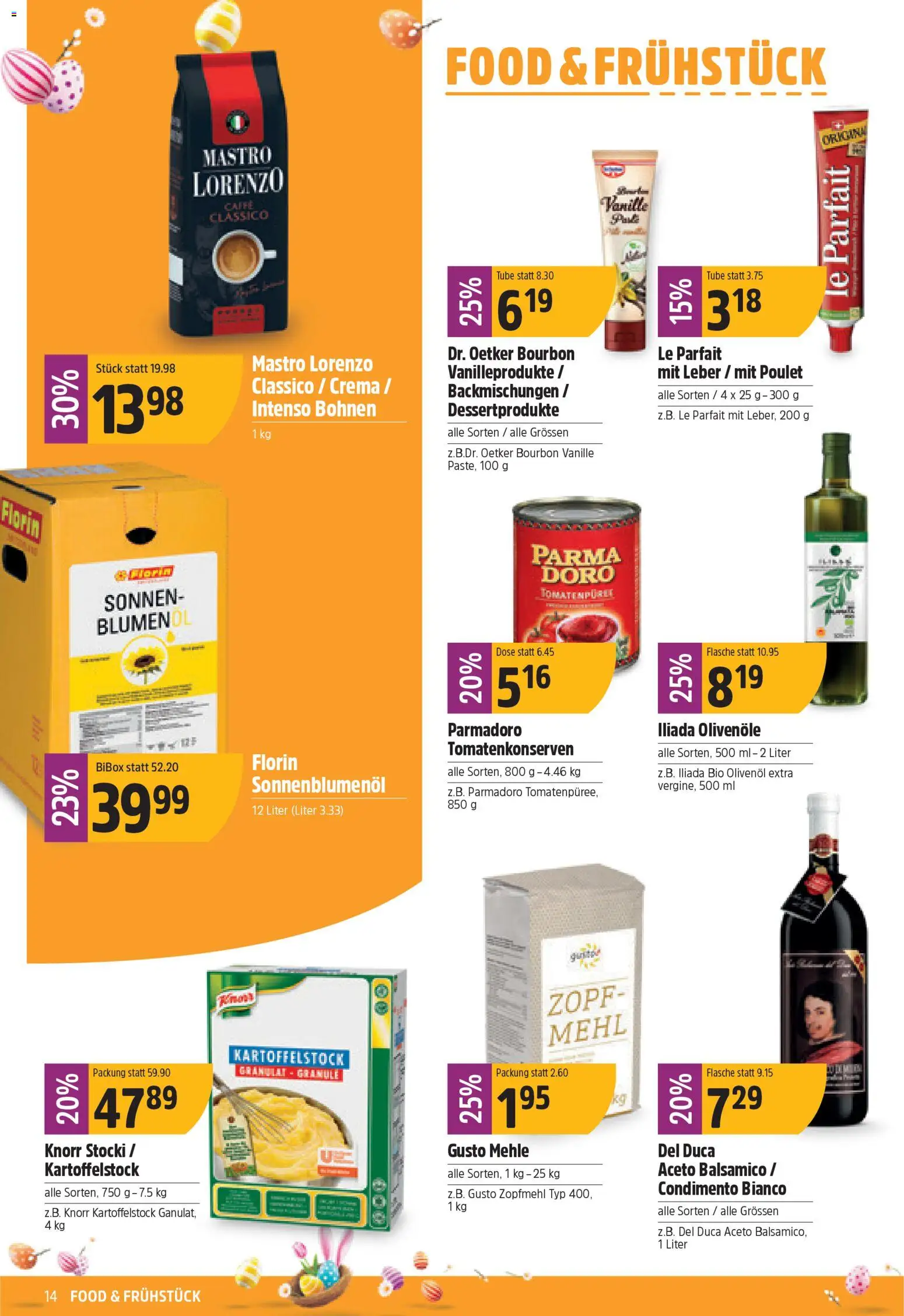 TopCC Aktionen – gültig ab 02.03.2026 | Seite: 14 | Produkte: Mehl, Balsamico, Tomatenpüree, Bourbon