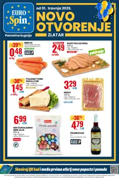 Novo Otvorenje Zatar Eurospin - Pregled kataloga iz trgovine Eurospin, vrijedi od 01.04.2026