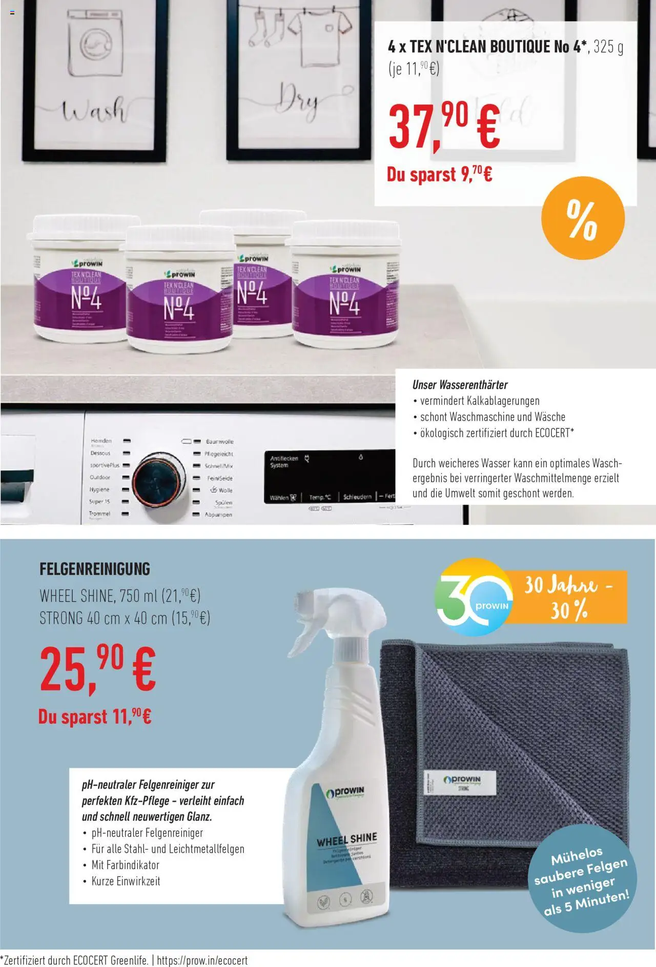 Prowin - Angebote ProWIN August/September 2025 - gültig ab dem 01.08.2025 | Seite: 4 | Produkte: Dessous, Waschmaschine, Wasser