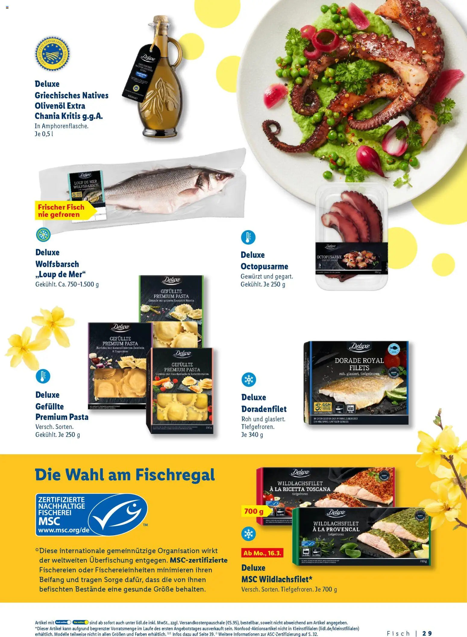 Lidl - Prospekt – gültig ab 09.03.2026 | Seite: 29 | Produkte: Ofen, Spargel, Fisch, Pasta