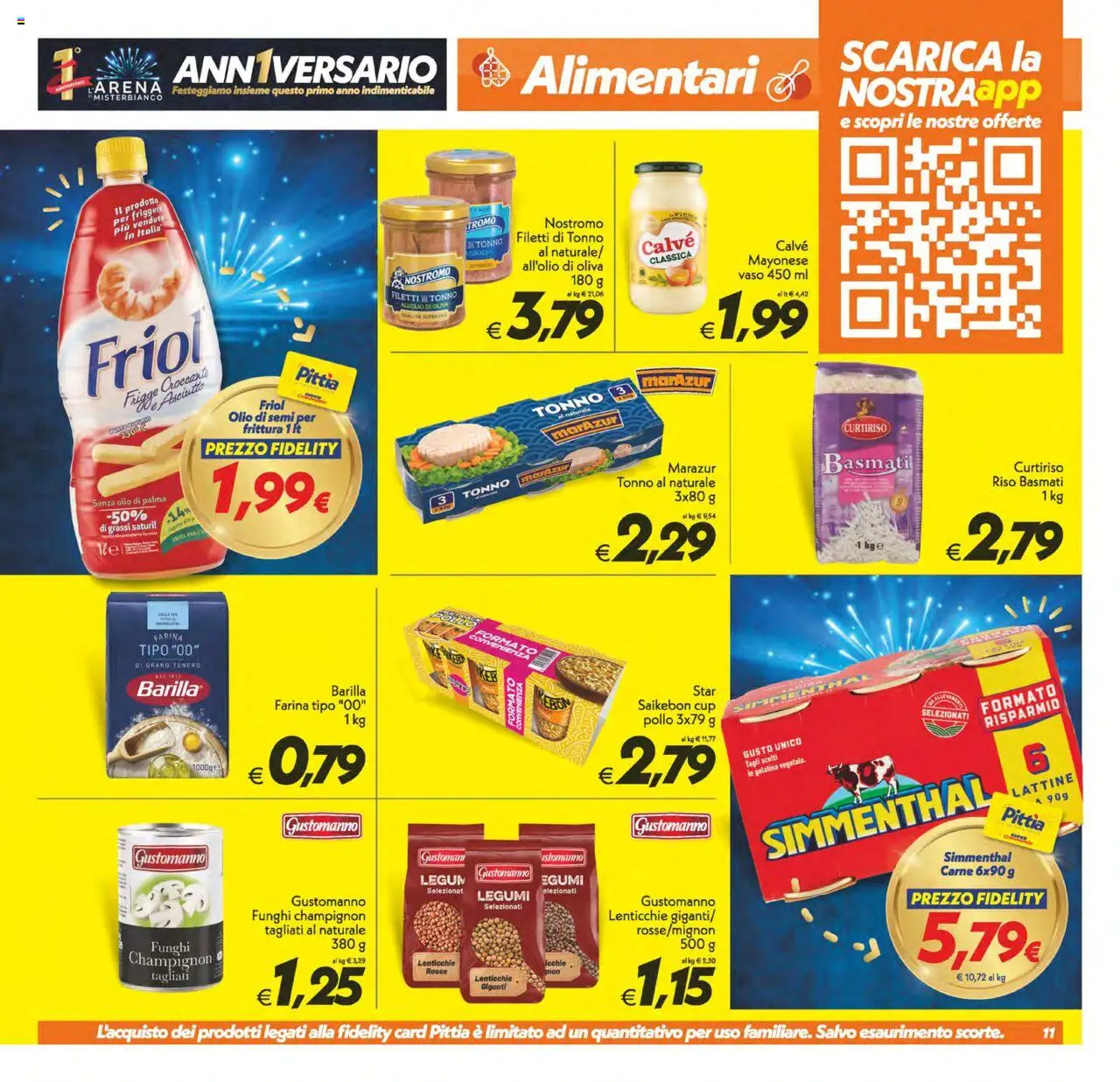 Volantino SuperConveniente del 10.10.2025 | Pagina: 11 | Prodotti: Legumi, Riso, Funghi, Tonno