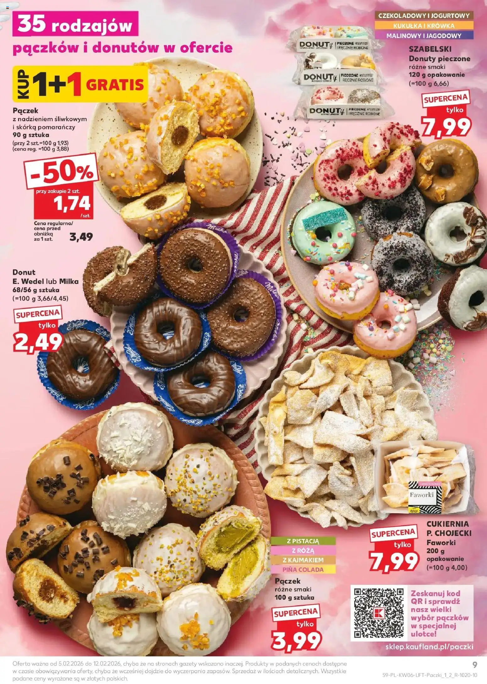 Kaufland gazetka od 05.02.2026 | Strona: 9 | Produkty: Krowka, Milka, Donut