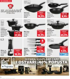 Lonac s poklopcem, od aluminija promjera cca. 20, 24 ili 28 cm zapremnine cca. 2,5, 4,1 ili 6,1l komad - Pregled kataloga iz trgovine Kaufland, vrijedi od 08.04.2026 | Stranica: 28 | Proizvodi: Tognana, Sol, Pan, Lonac