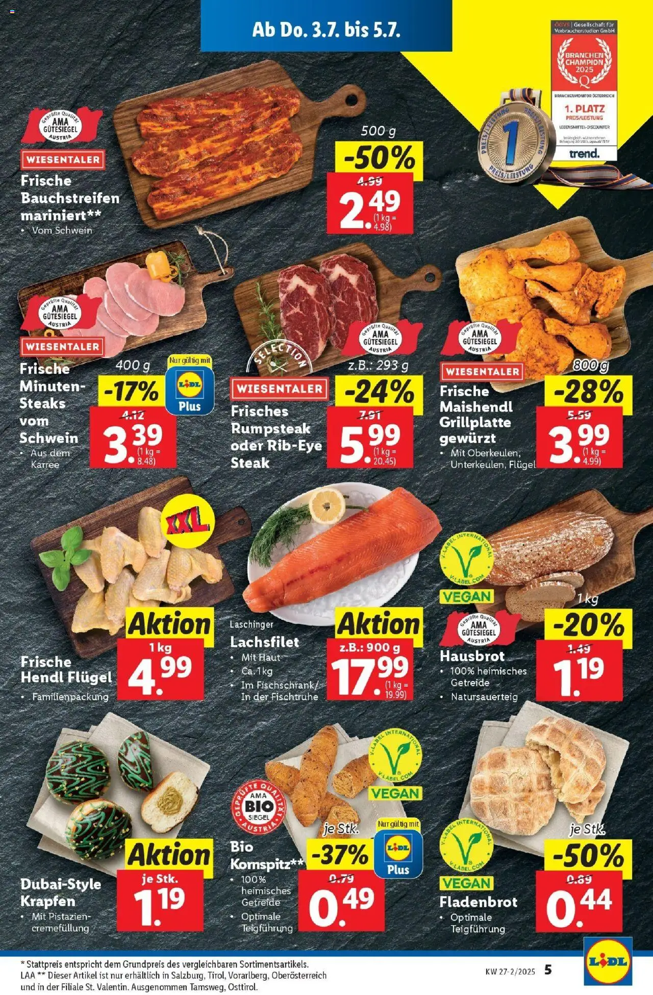 Lidl Flugblatt - Salzburg, Dornbirn, Jenbach gültig ab 02.07.2025 | Seite: 7 | Produkte: Getreide