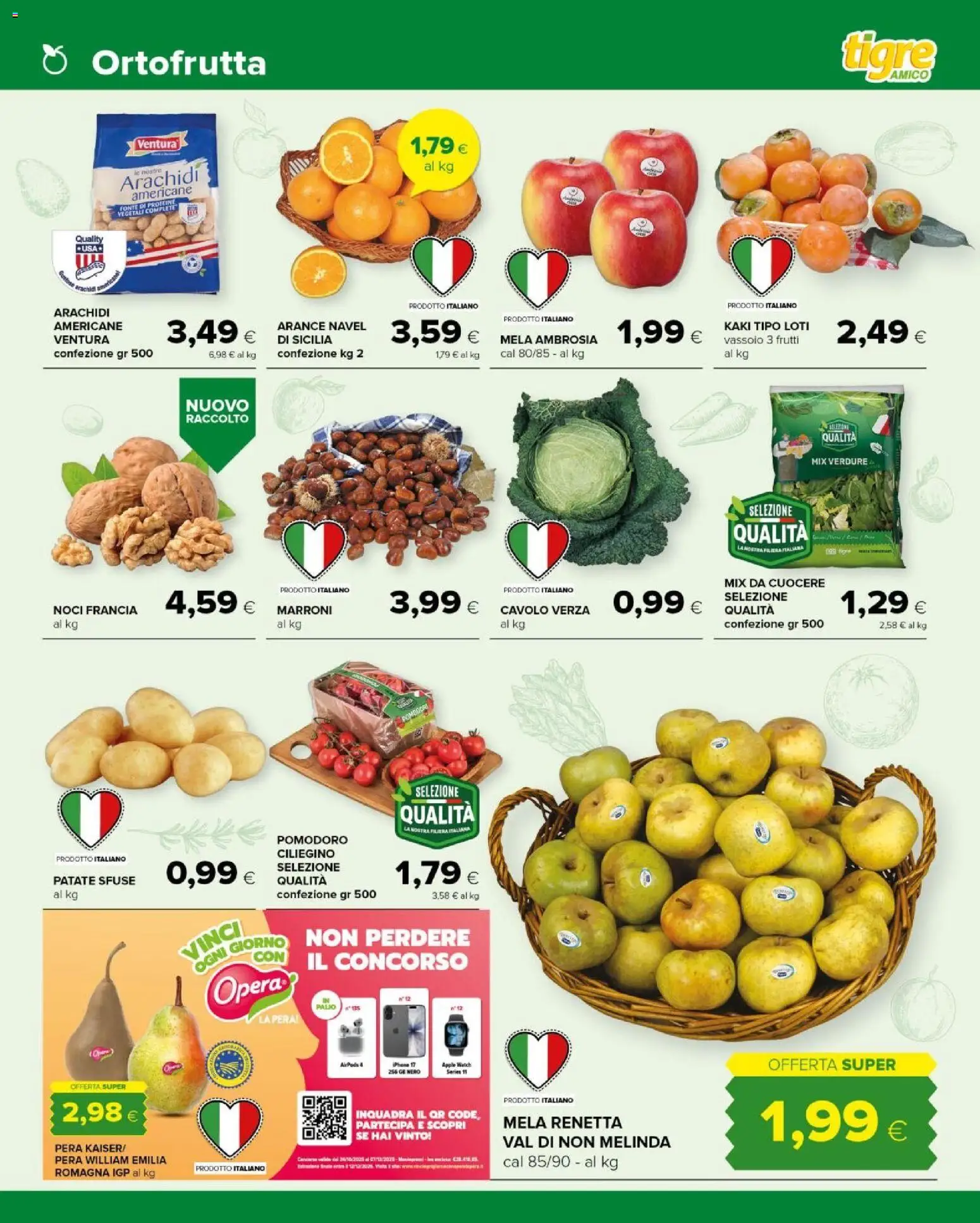 Volantino Tigre del 05.11.2025 | Pagina: 3 | Prodotti: Arance, Pomodoro, Noci, Pera