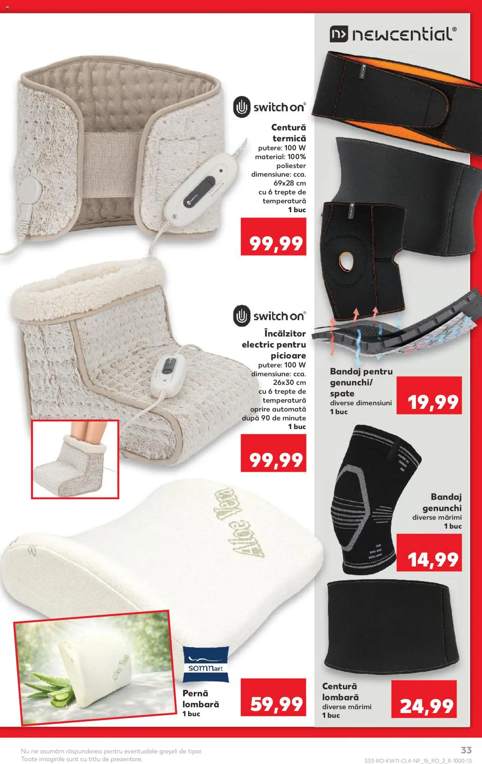 Noul catalog Kaufland – valabil de la 11.03.2026 | Pagină: 33 | Produse: Pernă