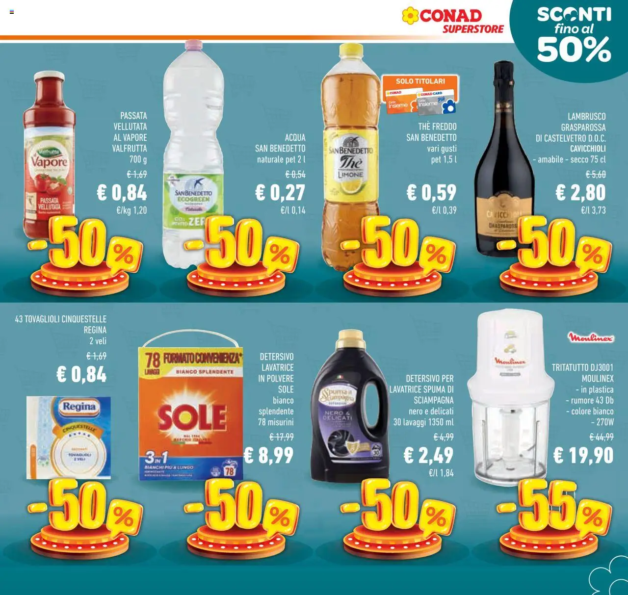 Volantino Conad del 22.10.2025 | Pagina: 13 | Prodotti: Tritatutto, Acqua, Limone, The