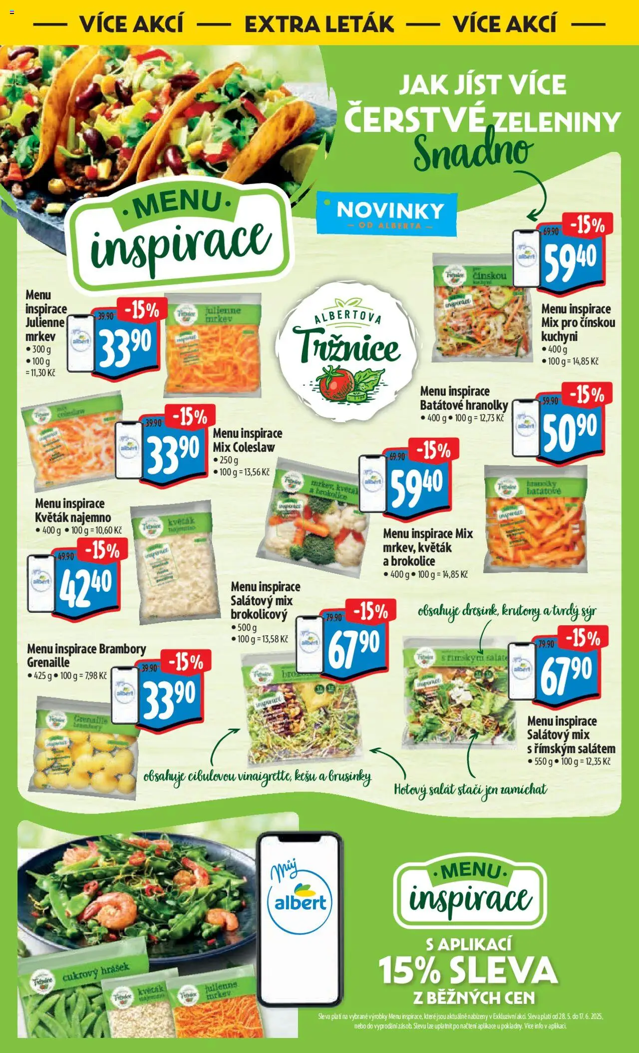 Albert leták - Hypermarket od 04.06.2025 | Strana: 36 | Produkty: Kešu, Sýr, Květák, Coleslaw
