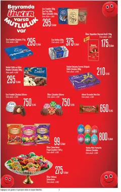 09.03.2026 tarihinden itibaren geçerli olan CarrefourSA kataloğu önizlemesi | Sayfa: 3 | Ürünler: Yumurta, Çikolata, Krema, Meyve