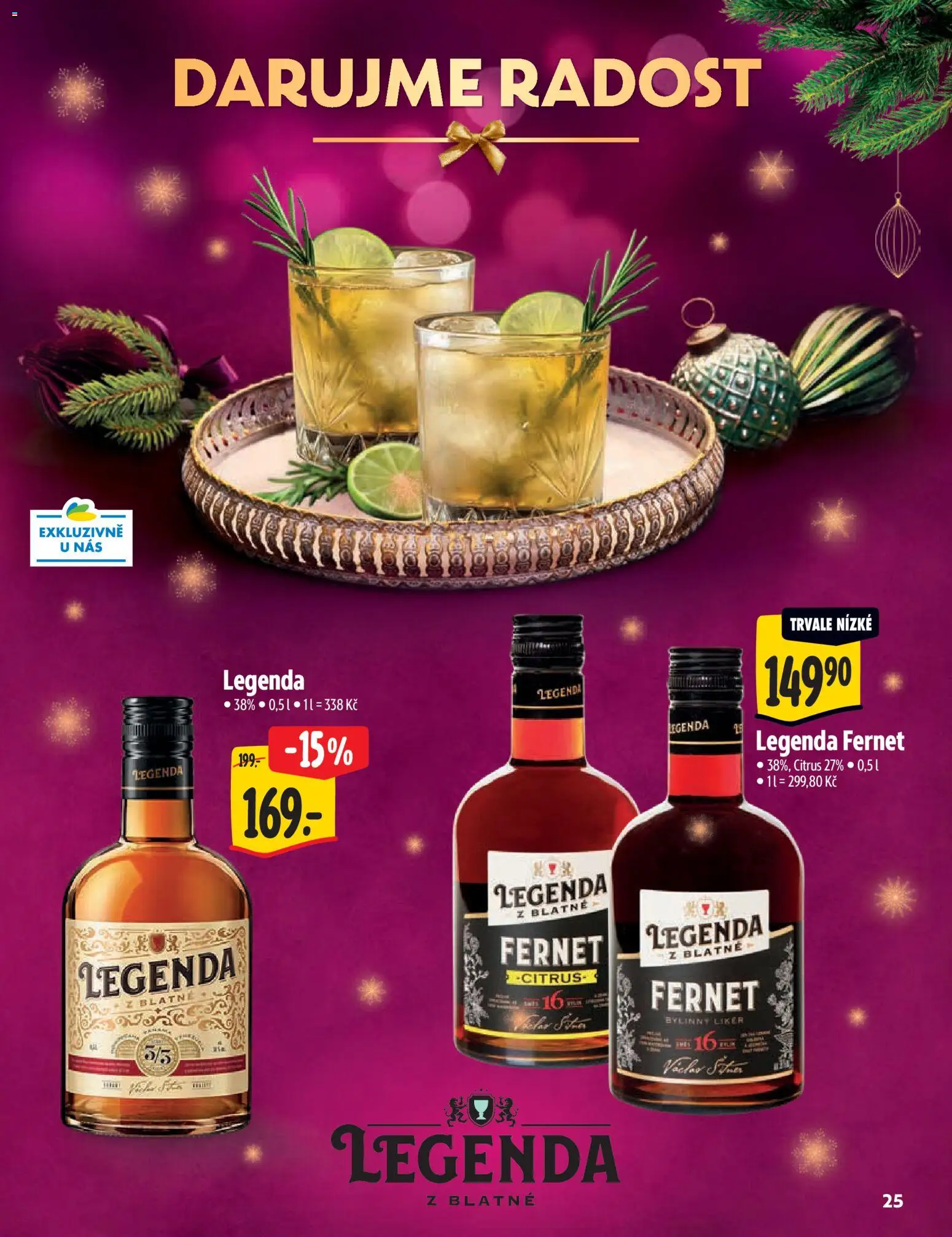 Albert katalog - Hypermarket od 29.10.2025 | Strana: 25 | Produkty: Likér, Fernet