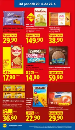 Náhled letáku MARLENKA Napoleonky, 300 g, nadýchaný dezert z listového těsta s pistáciovým krémem od 20.04.2026 | Strana: 22