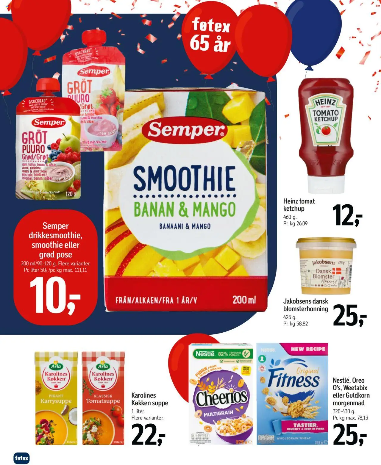 Føtex tilbudsavis – gyldig fra 03.10.2025 | Side: 42 | Produkter: Ketchup, Honning, Suppe, Oreo