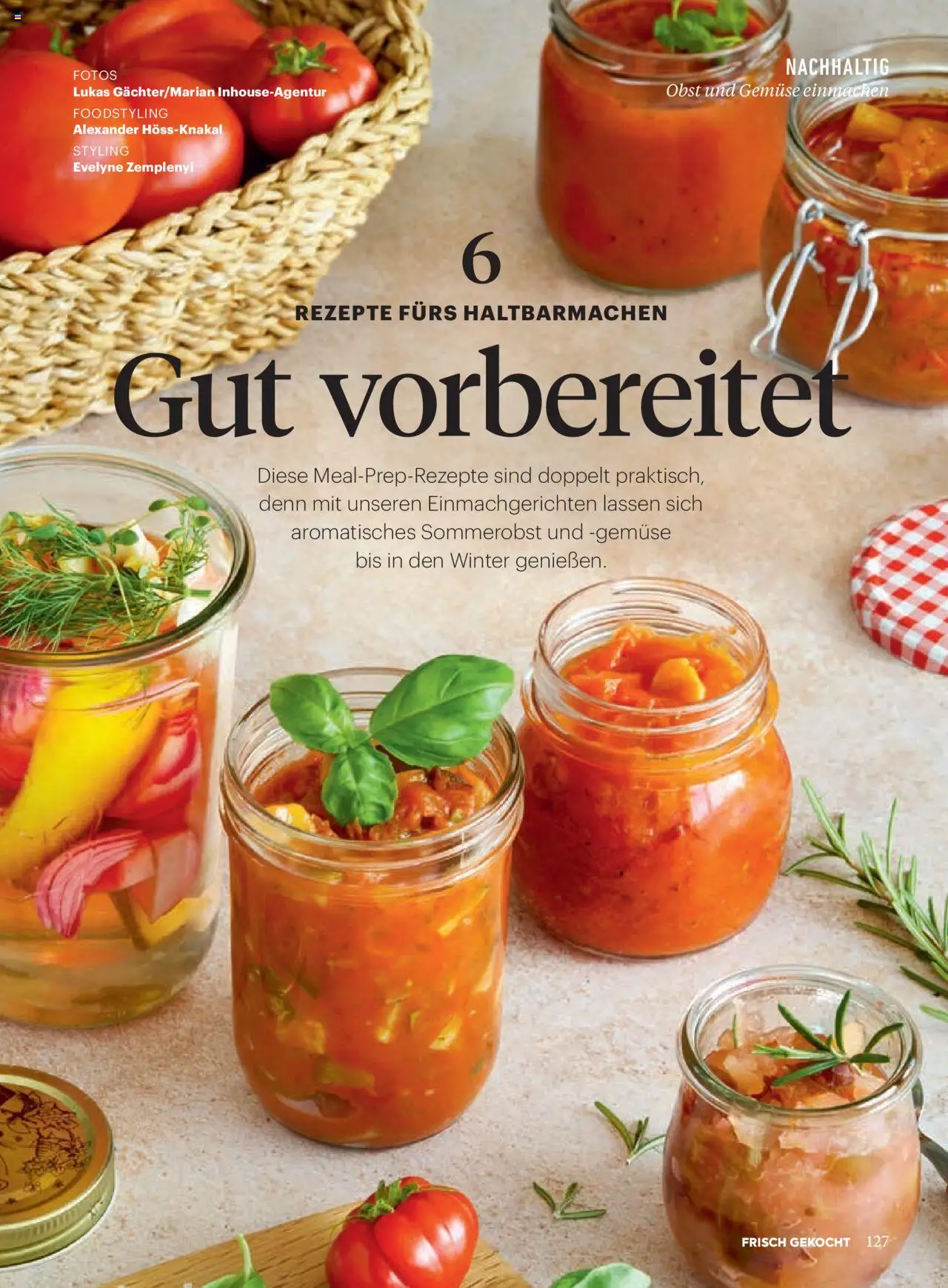 Billa Frisch Gekocht gültig ab 03.07.2025 | Seite: 127 | Produkte: Gemüse, Obst