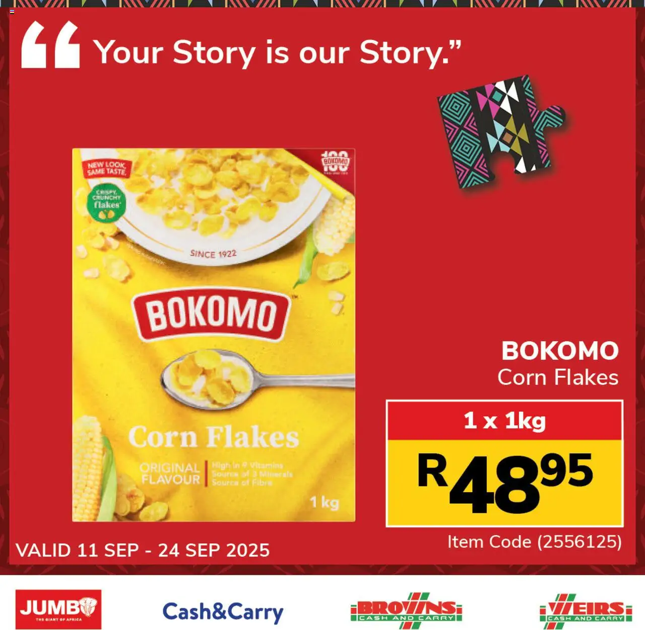 New Jumbo catalogue – valid from 11.09.2025 | Page: 3 | Products: Corn, Vitamins, Flakes
