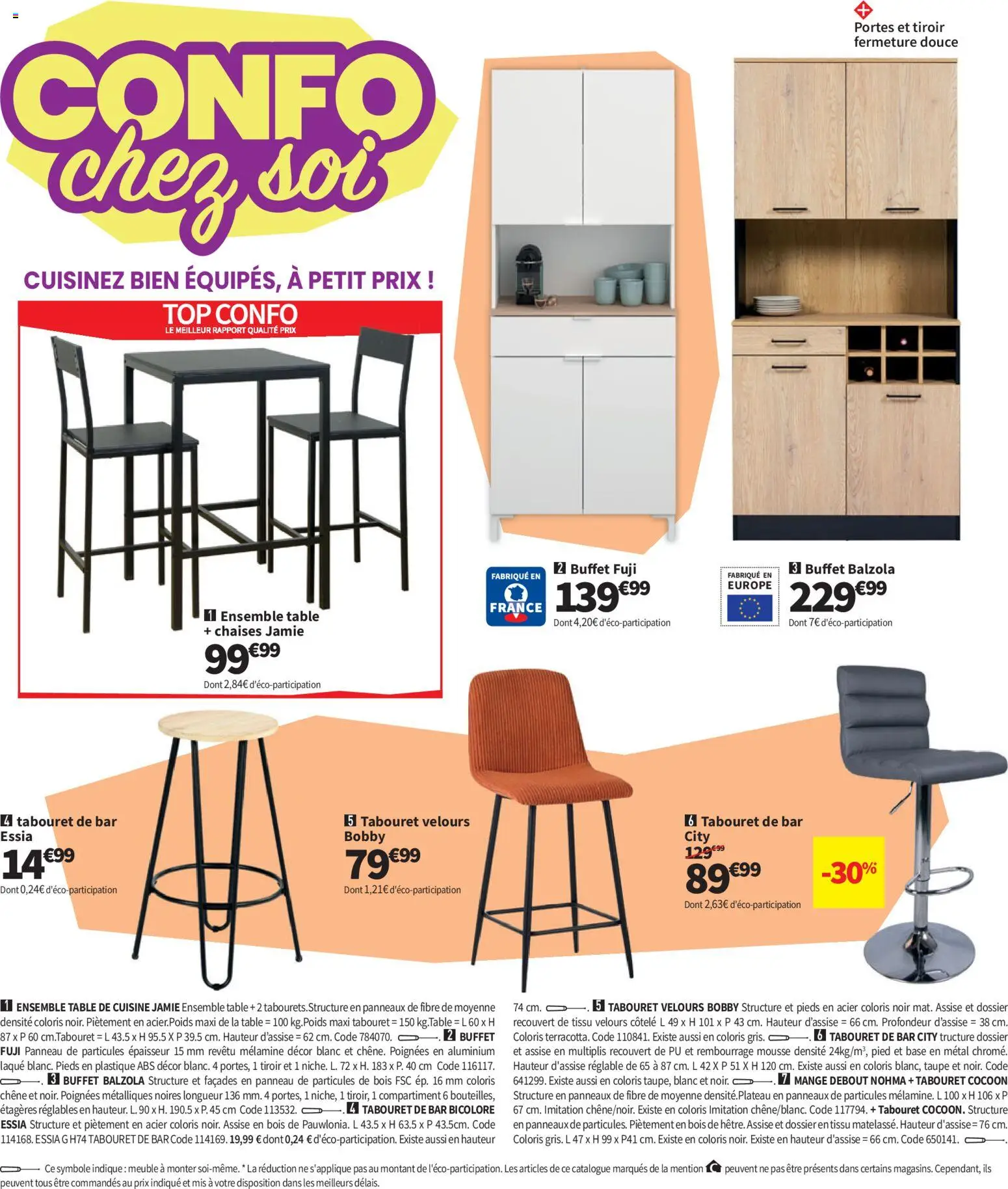 {H1} | Page: 4 | Produits: Meuble, Plateau, Tabouret de bar, Table