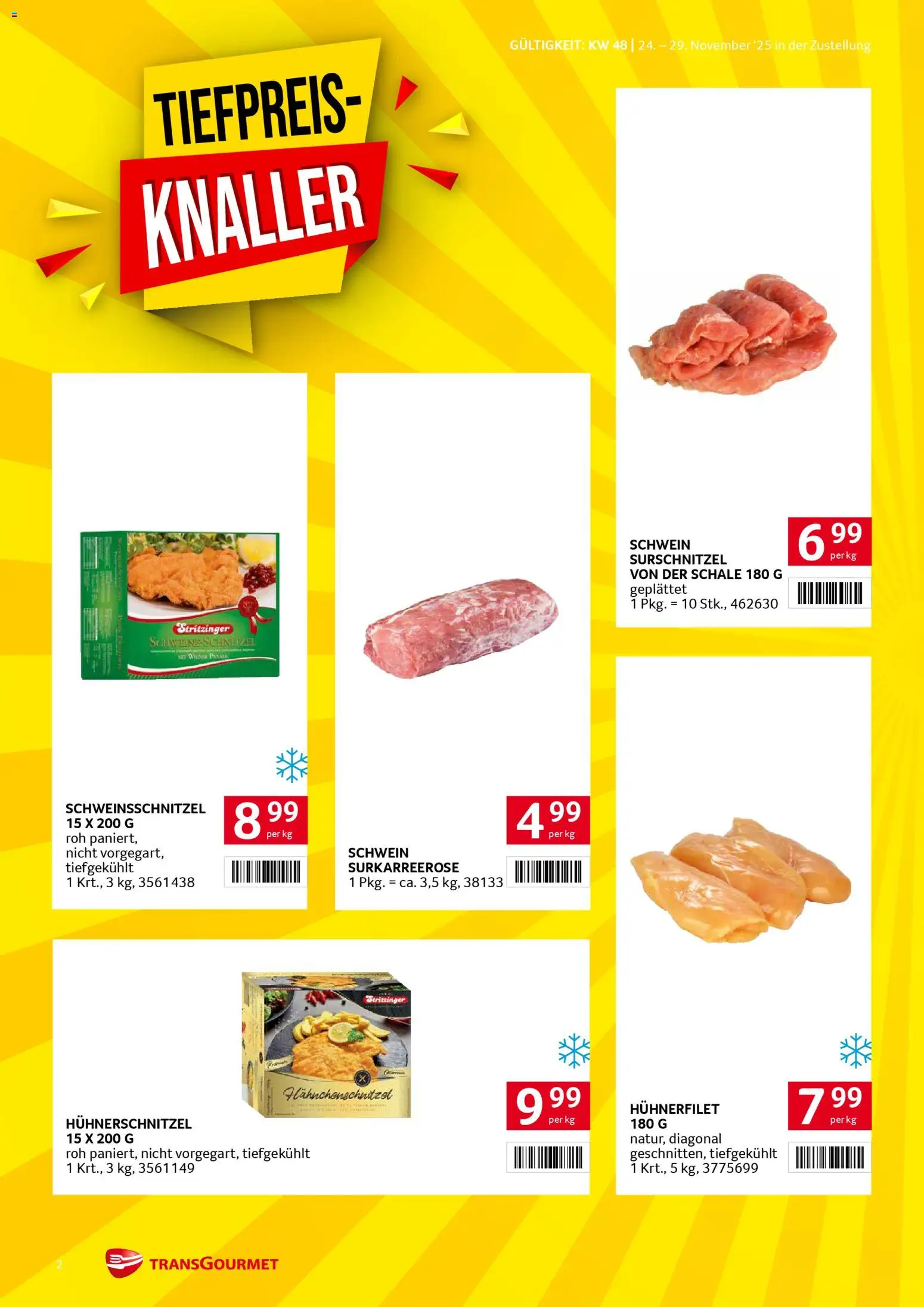 Transgourmet Zustellaktion gültig ab 24.11.2025 | Seite: 2