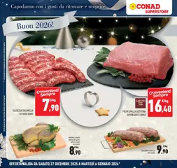 Anteprima del volantino Conad - Buon 2026 valido a partire dal 26.12.2025 | Pagina: 10 | Prodotti: Suino, Cotechino