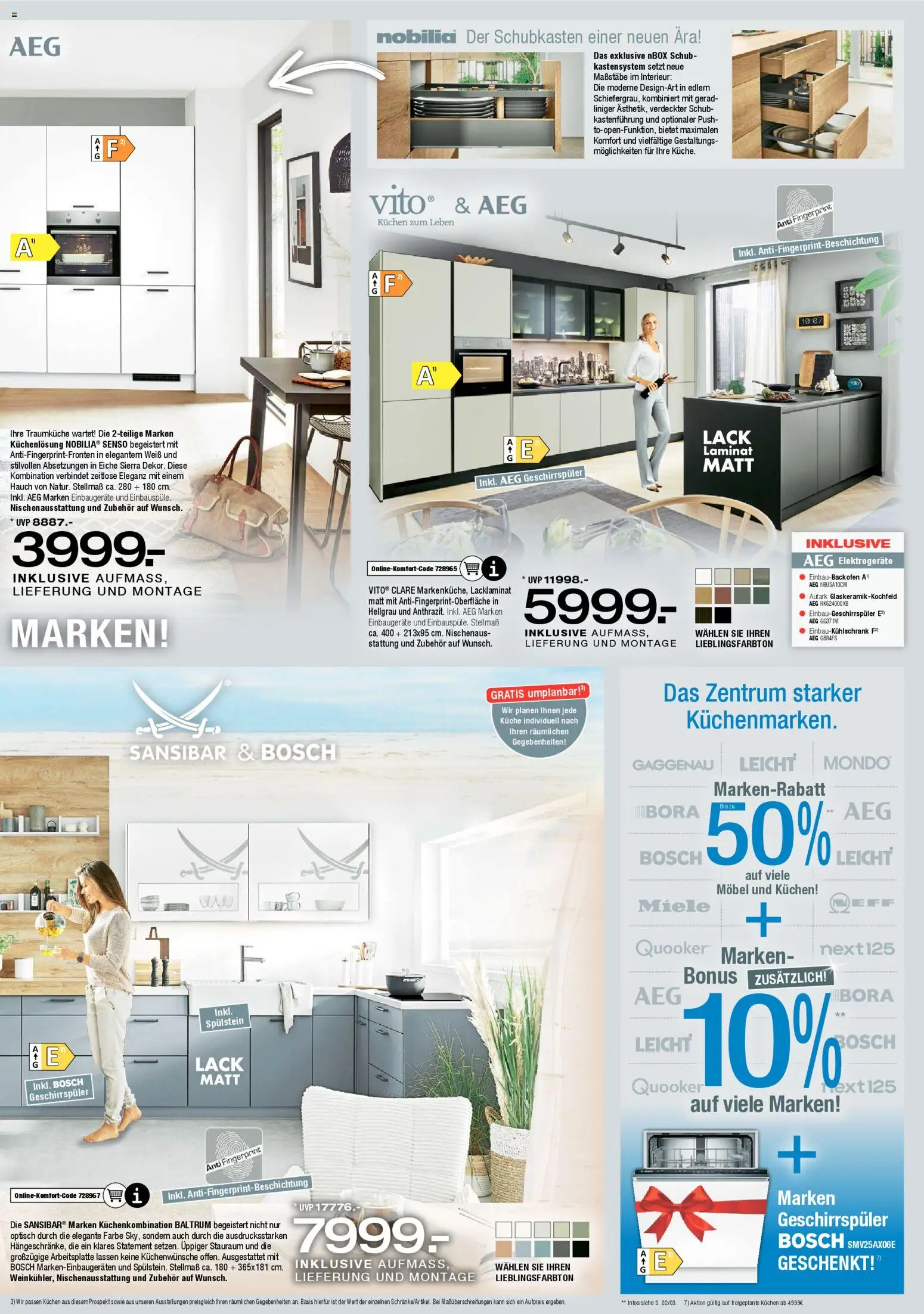 Ostermann Prospekt 	 – gültig ab 17.11.2025 | Seite: 11 | Produkte: Bosch, AEG, Neff, Küche