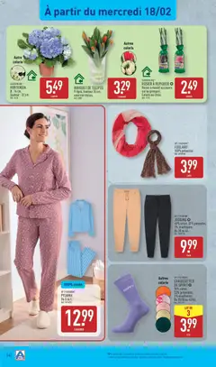 Aldi - Prévisualisation de Aldi catalogue semaine 8 valide à partir de 17.02.2026 | Page: 26 | Produits: Hortensia, Rosier, Vase, Pyjama