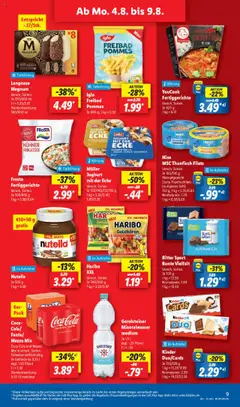 Lidl Prospekt Essen - gültig ab dem 04.08.2025 | Seite: 15 | Produkte: Joghurt, Frosta, Saft, Gerolsteiner