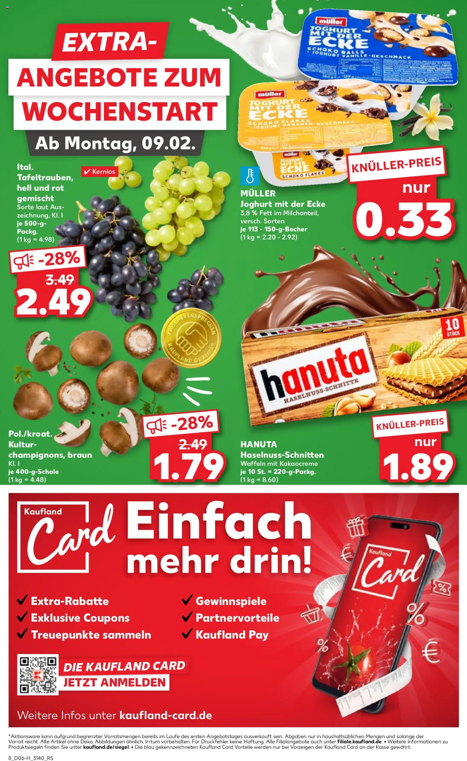 Kaufland prospekt Leipzig	 – gültig ab 05.02.2026 | Seite: 8 | Produkte: Joghurt, Waffeln
