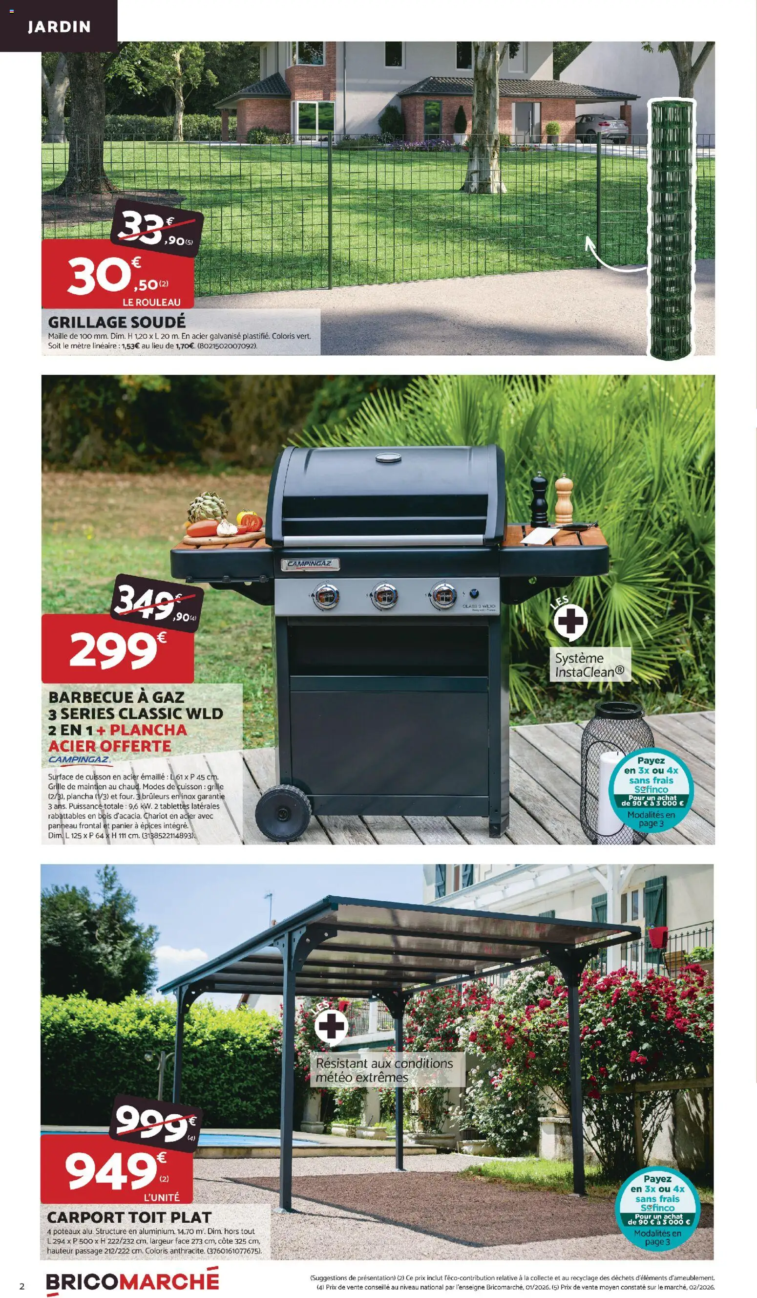 {H1} | Page: 2 | Produits: Barbecue, Mètre, Rouleau, Panier