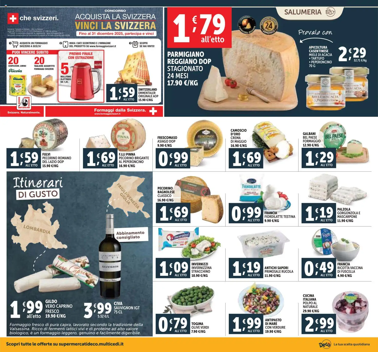 Volantino Decò del 07.11.2025 | Pagina: 4 | Prodotti: Formaggio, Olive, Ricotta, Gorgonzola