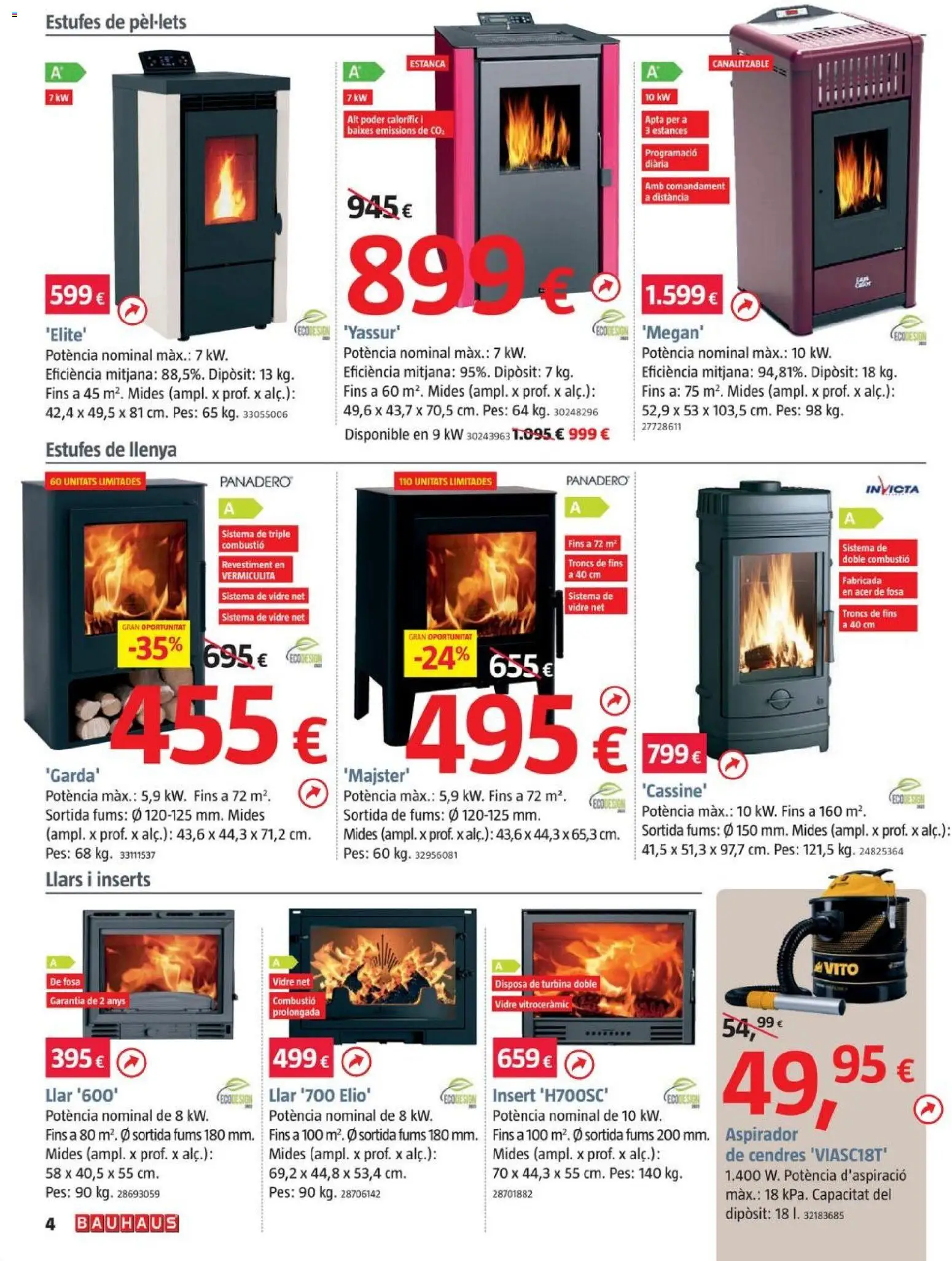 Bauhaus folleto Cat │ válido desde el 17.11.2025 | Página: 4 | Productos: Aspirador