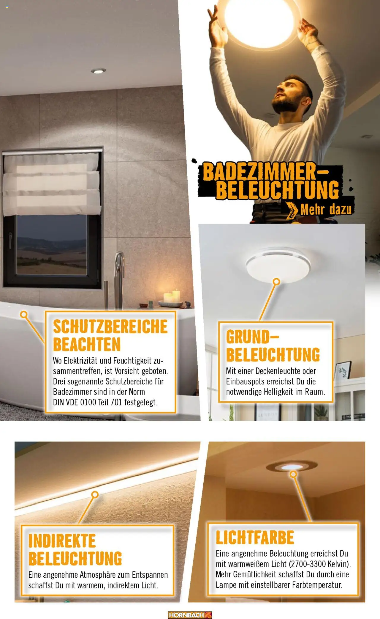 Hornbach Bad 2024 gültig ab 01.10.2024 | Seite: 63 | Produkte: Lampe