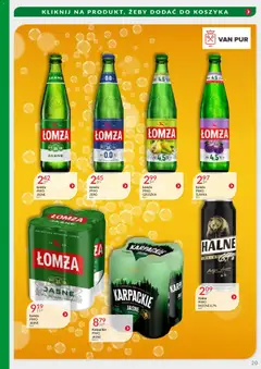 Pogląd oferty "Eurocash Gazetka - Handlowa MR Południowy-Wschód" - ważna od 22.12.2025 | Strona: 20 | Produkty: Gruszka, Piwo