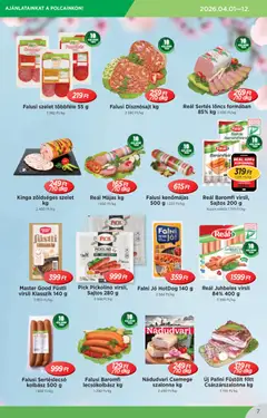 Reál akciós újság - amely érvényes a következő dátumtól: 01.04.2026 | Oldal: 7 | Termékek: Kenőmájas, Löncs, Császárszalonna, Szalonna